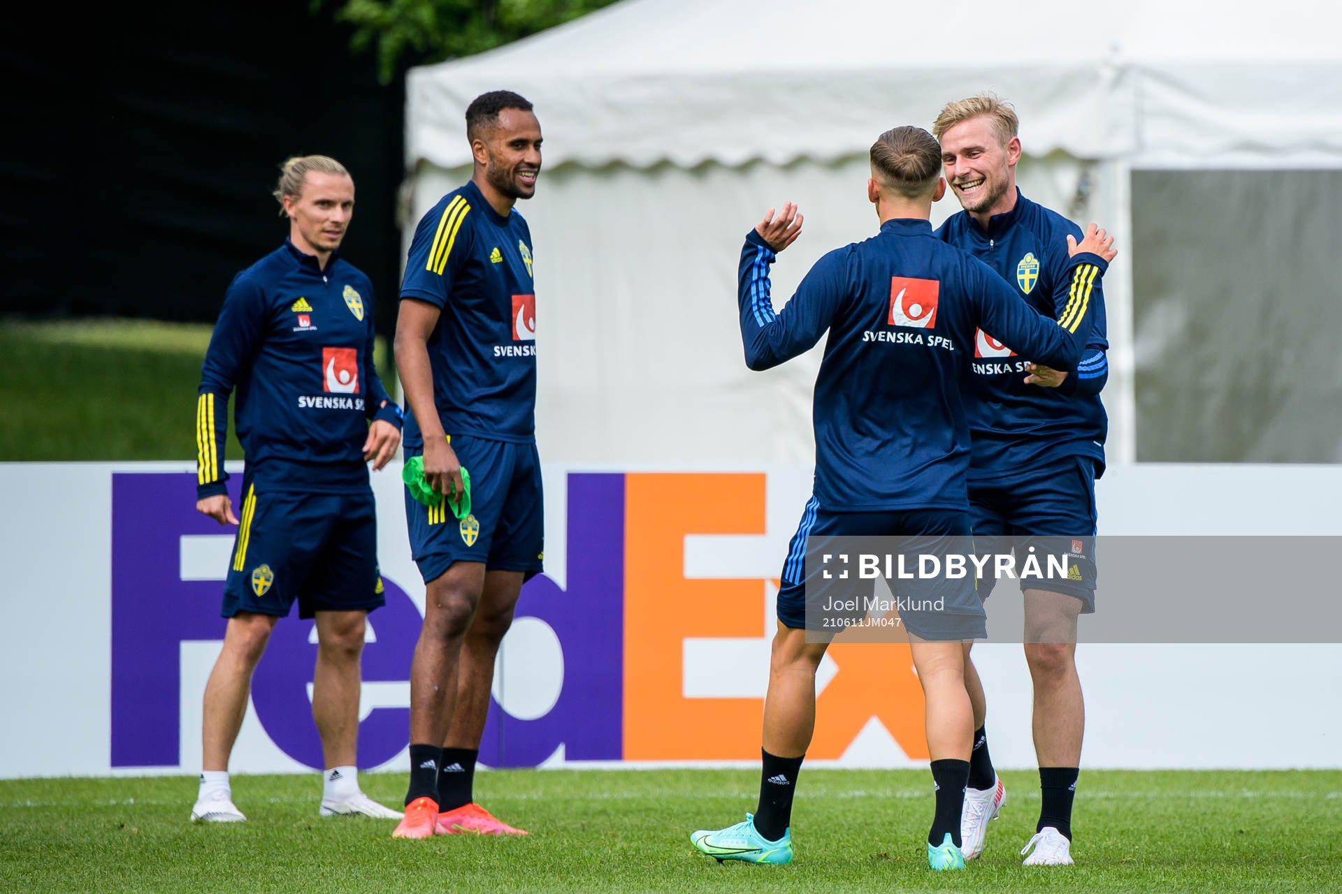Niclas Hult, Isaac Kiese Thelin, Jacob Rinne and Jesper