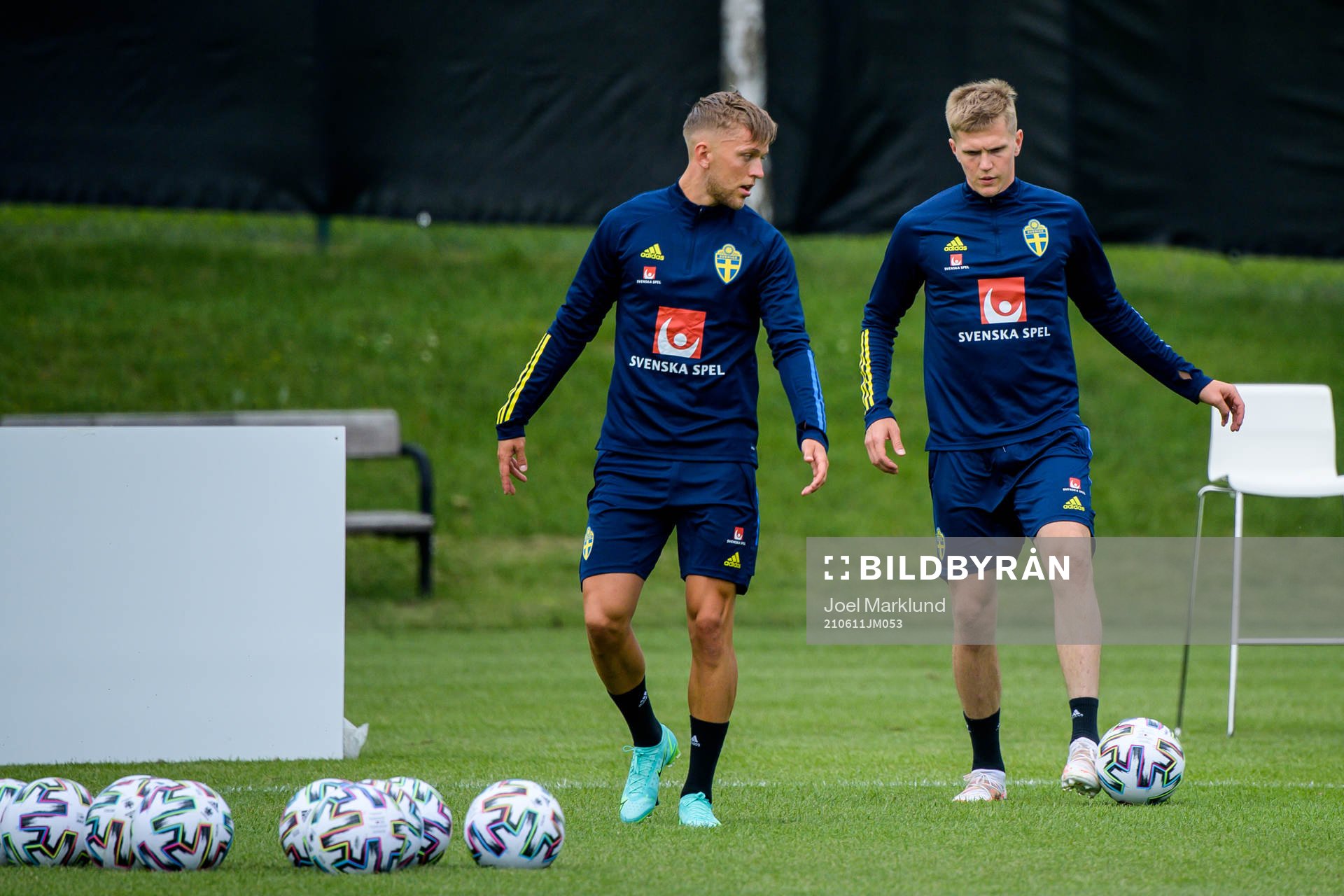 Jesper Karlsson and Joakim Nilsson of the Swedish national