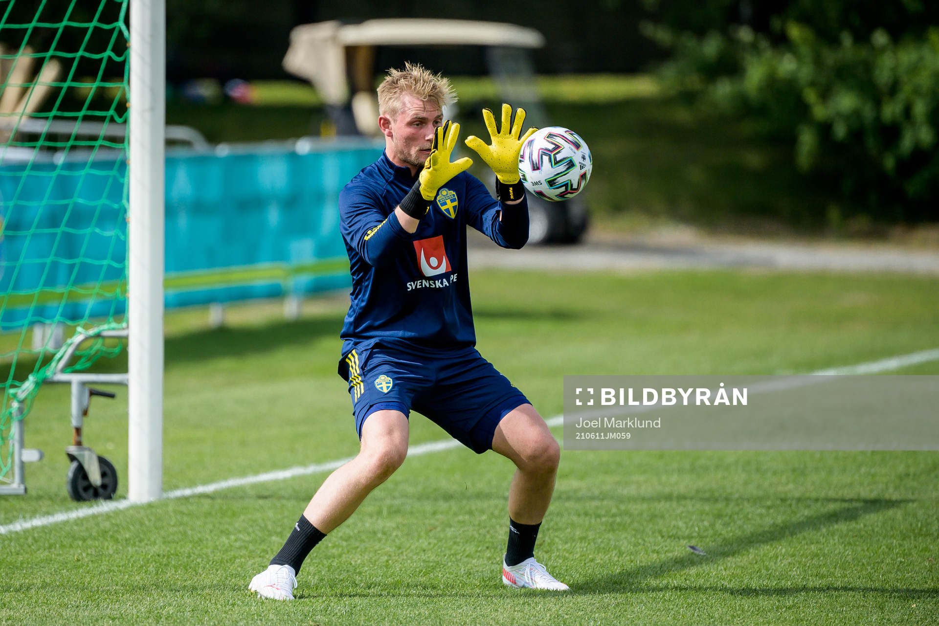Jacob Rinne of the Swedish national football team's reserve