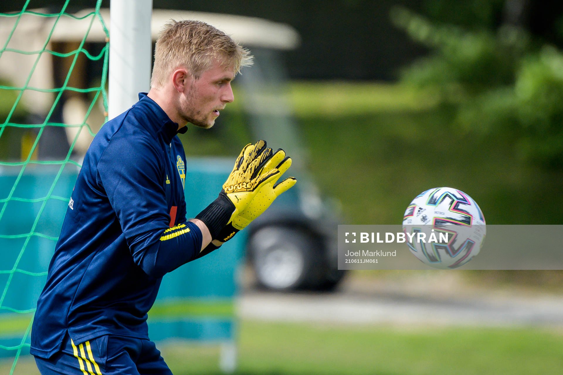 Jacob Rinne of the Swedish national football team's reserve