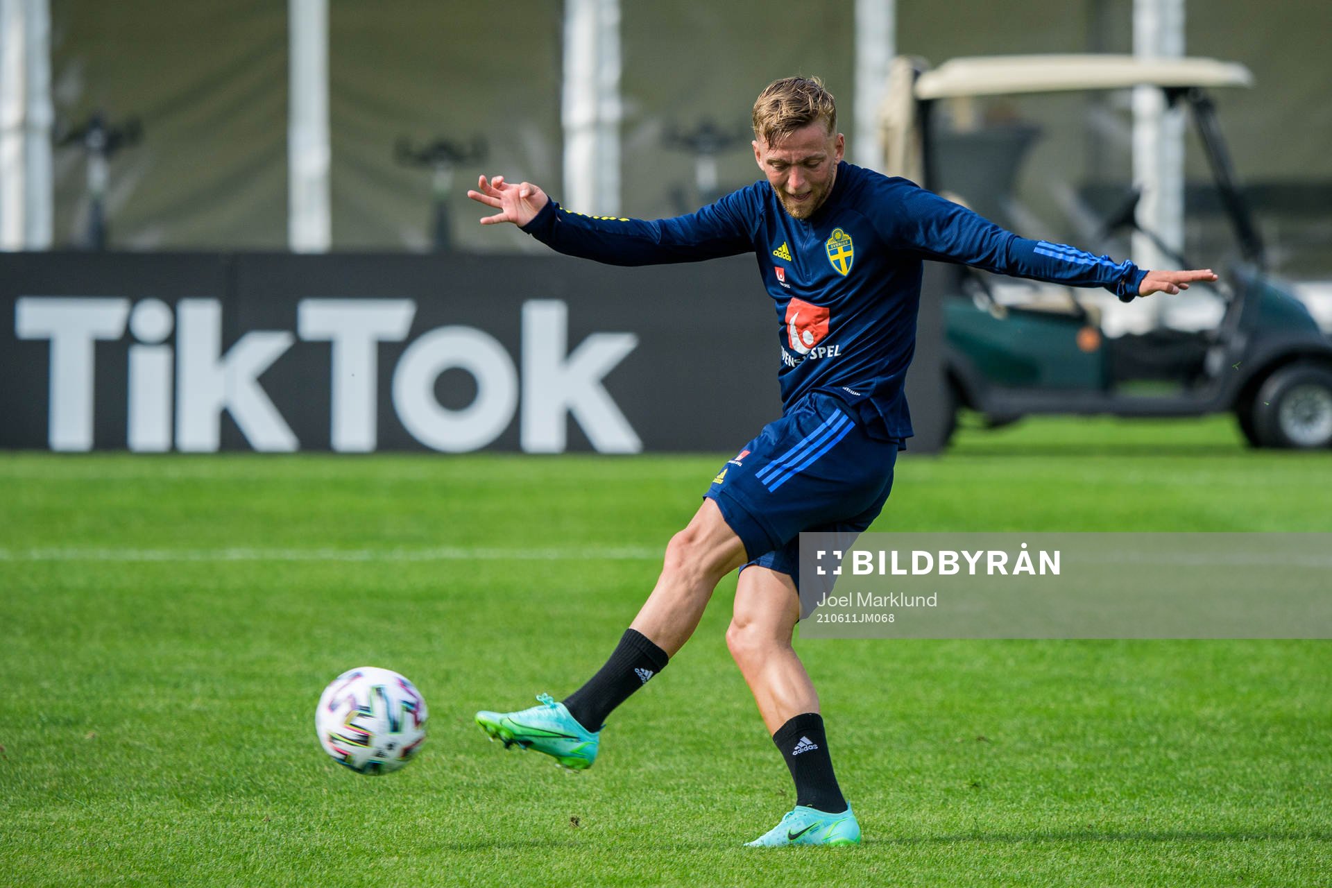 Jesper Karlsson of the Swedish national football team's