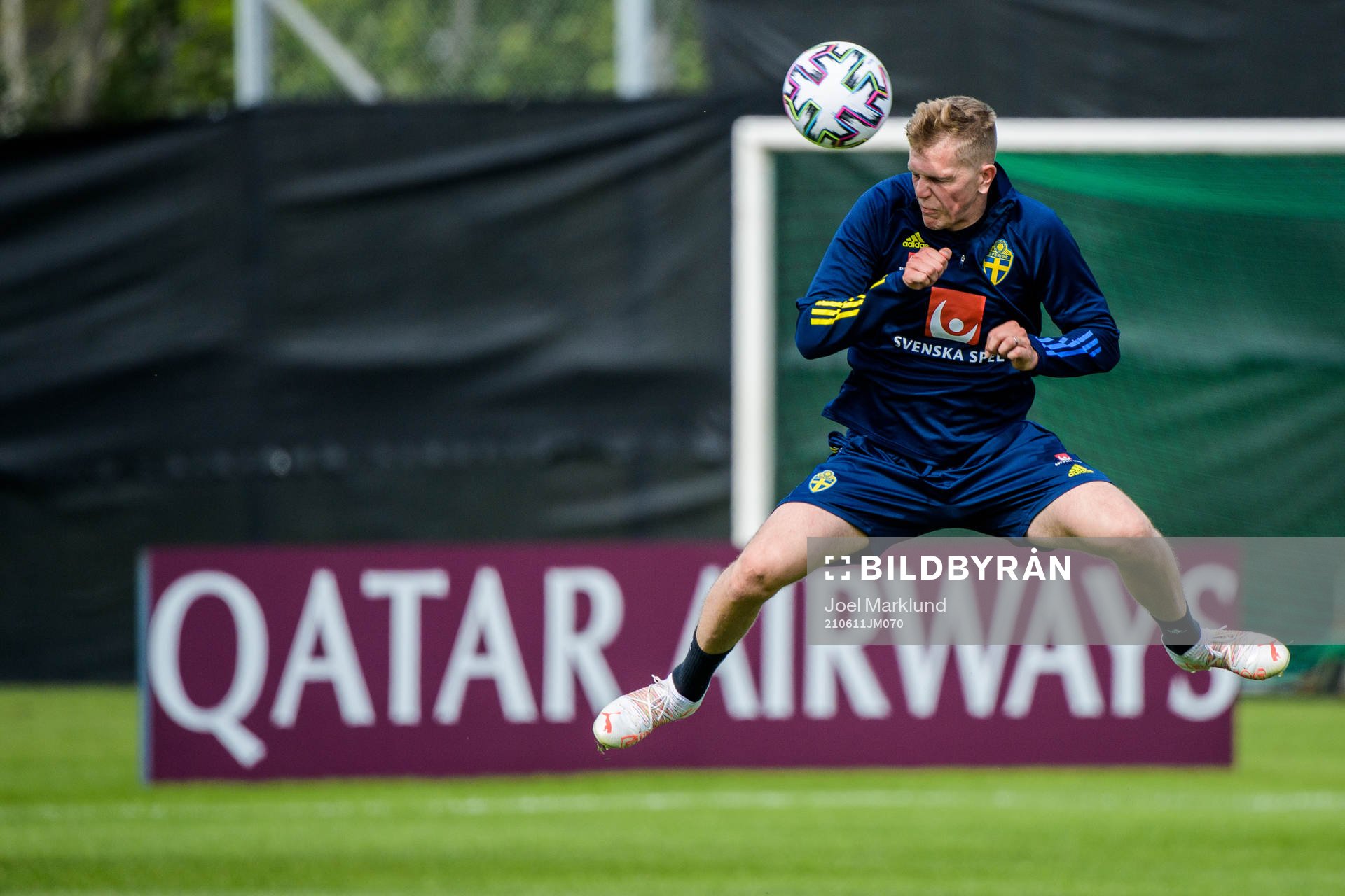 Joakim Nilsson of the Swedish national football team's