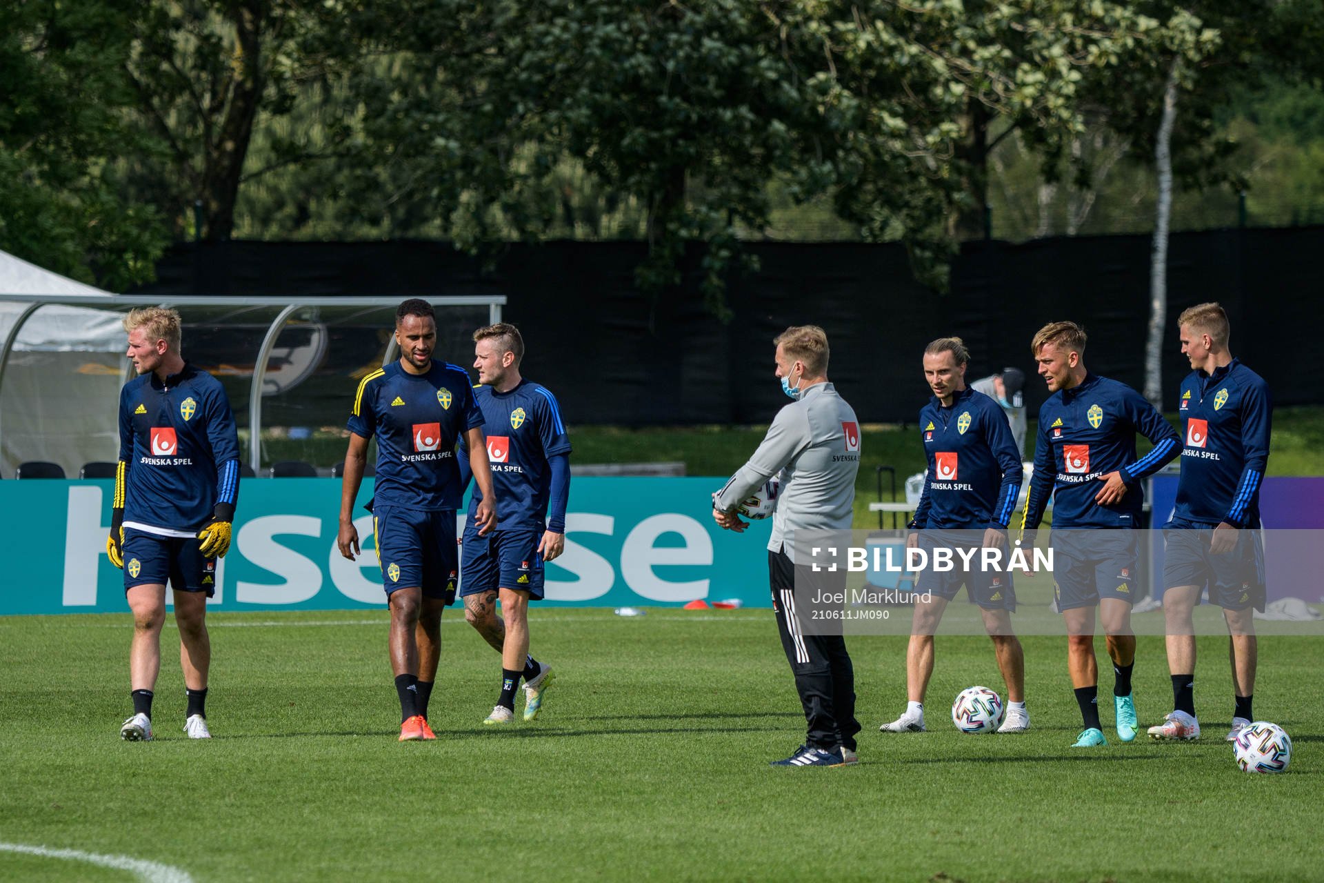 Goalkeeper Jacob Rinne, Isaac Kiese Thelin, Mattias