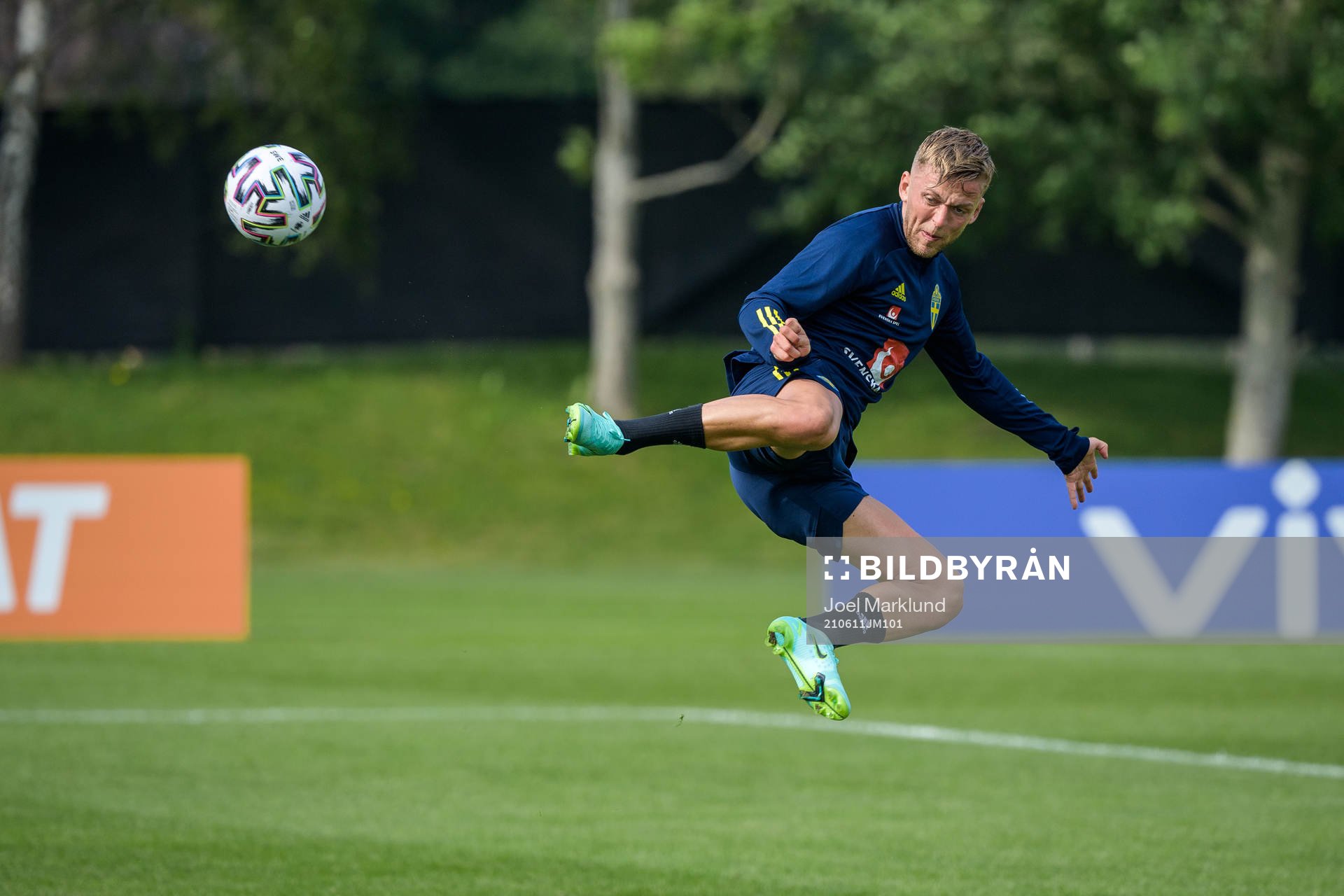 Jesper Karlsson of the Swedish national football team's