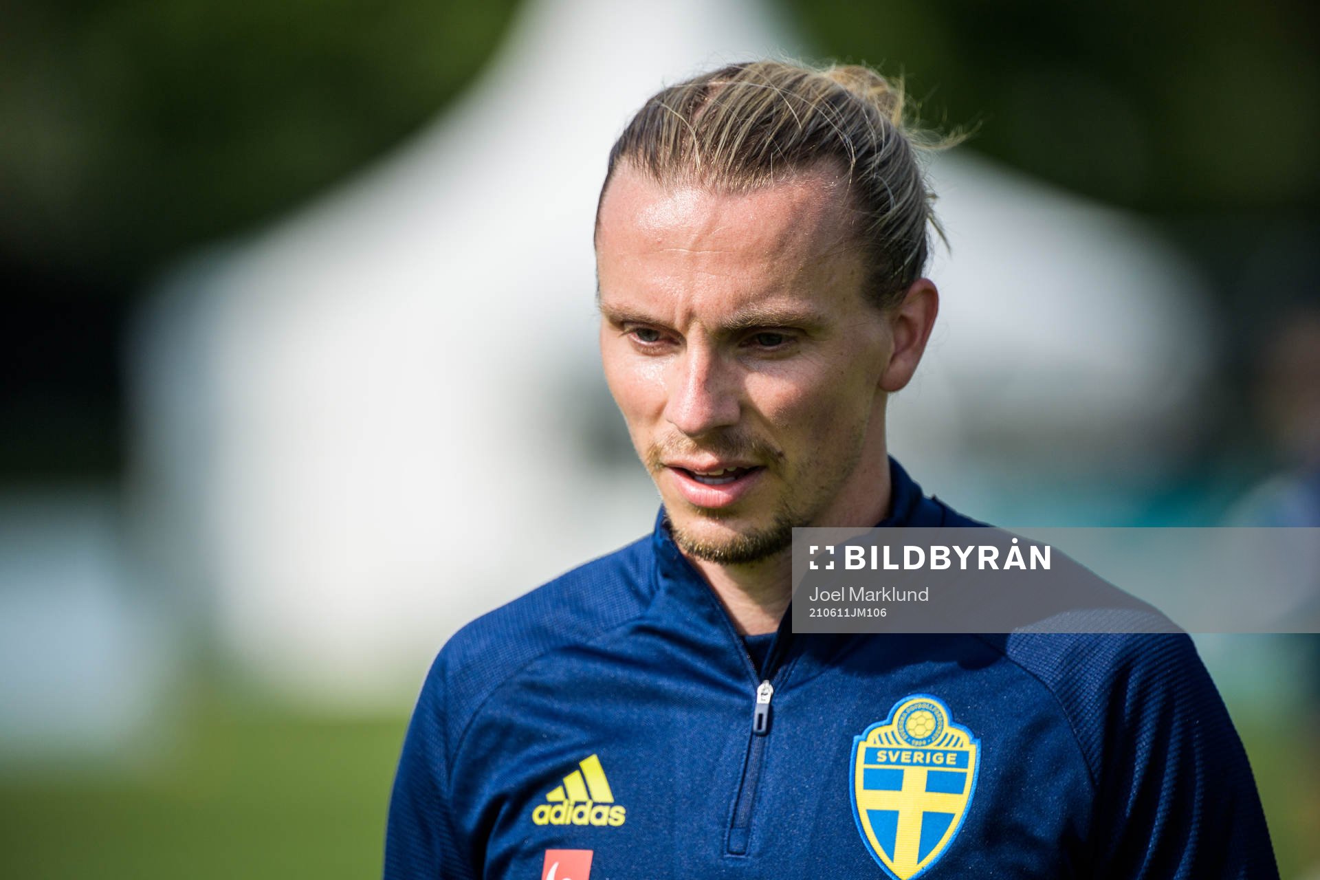 Niclas Hult of the Swedish national football team's reserve