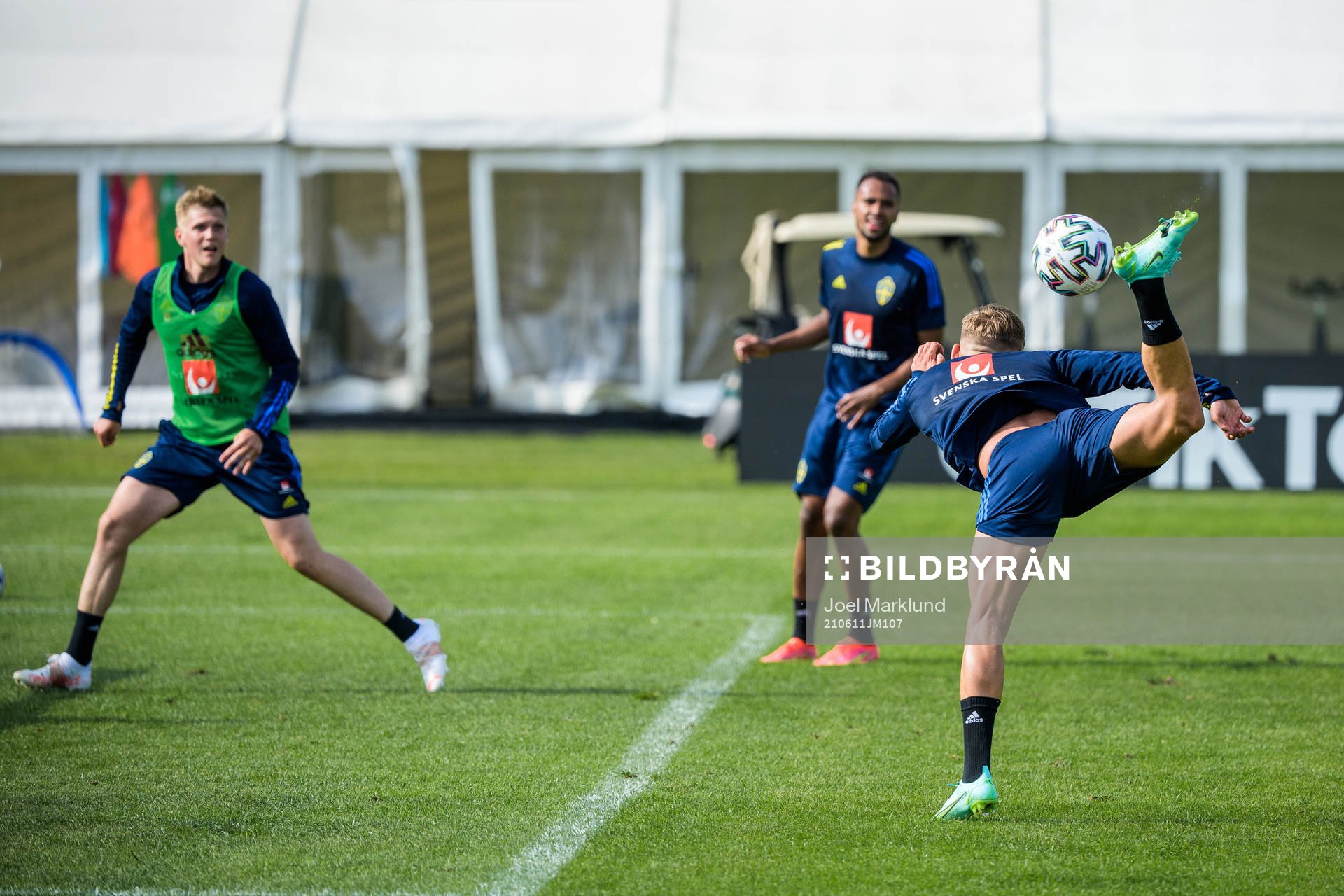 Jesper Karlsson of the Swedish national football team's