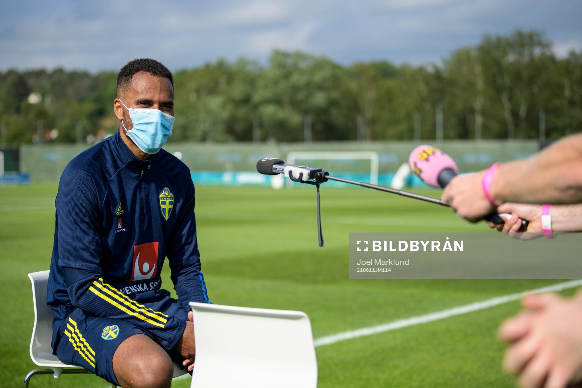 Isaac Kiese Thelin of the Swedish national football team's
