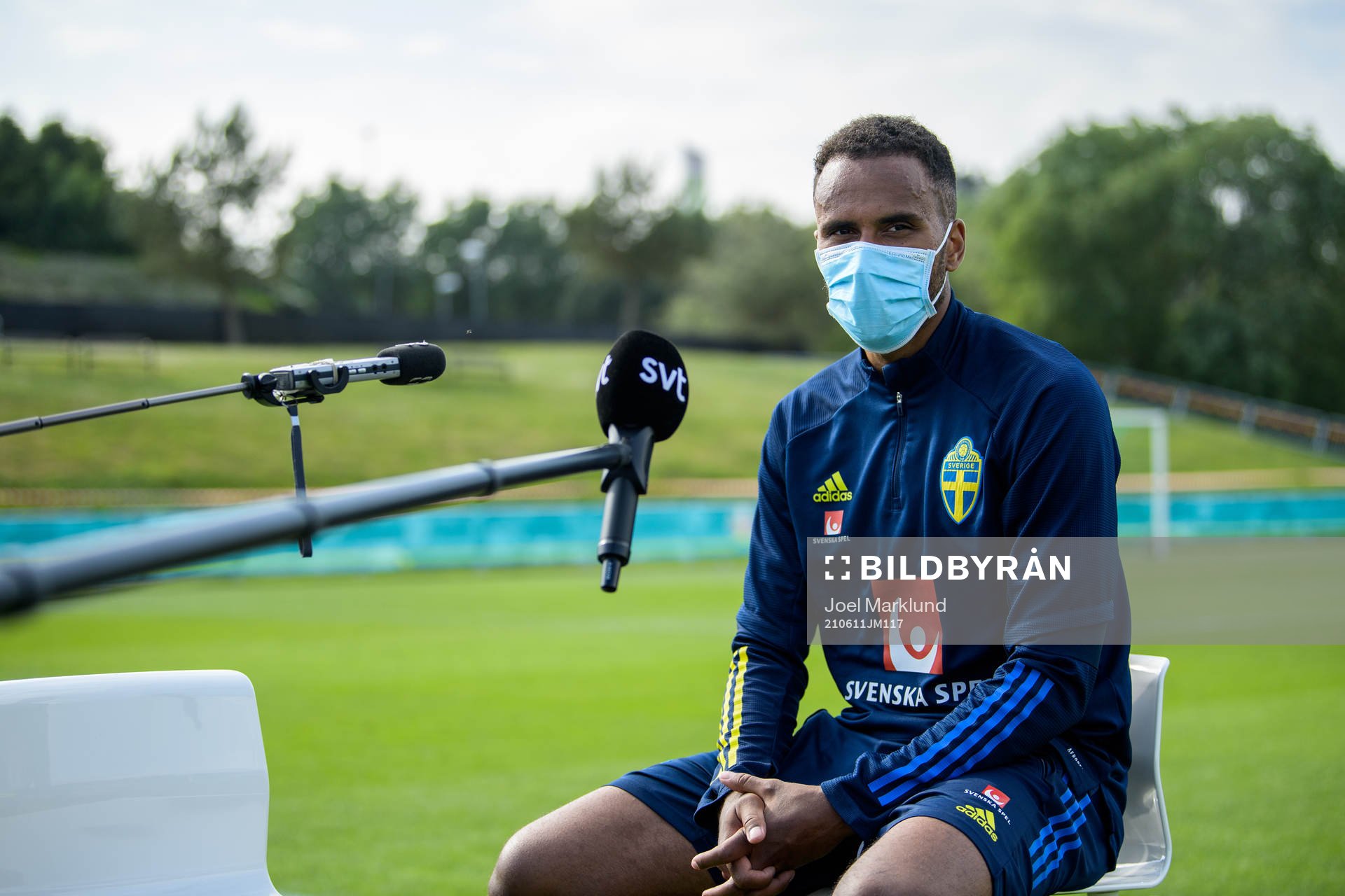 Isaac Kiese Thelin of the Swedish national football team's