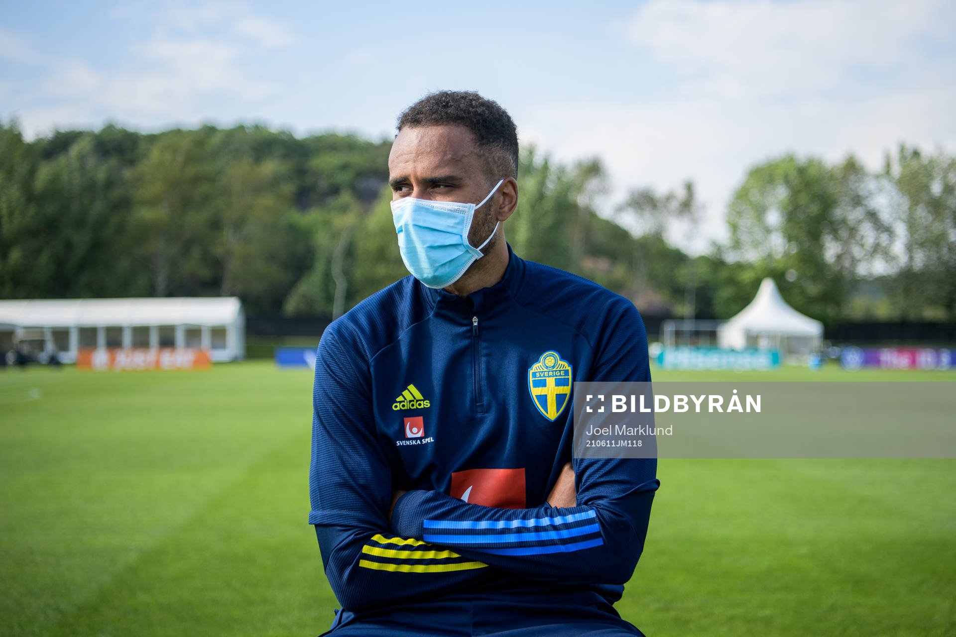Isaac Kiese Thelin of the Swedish national football team's