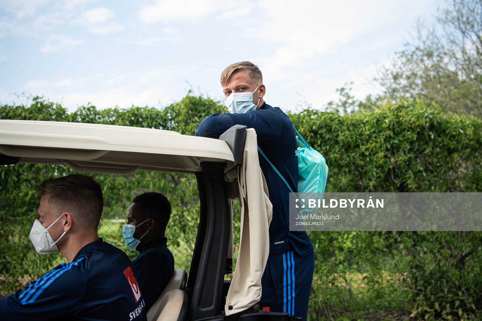 Joakim Nilsson, Isaac Kiese Thelin and Jesper Karlsson of