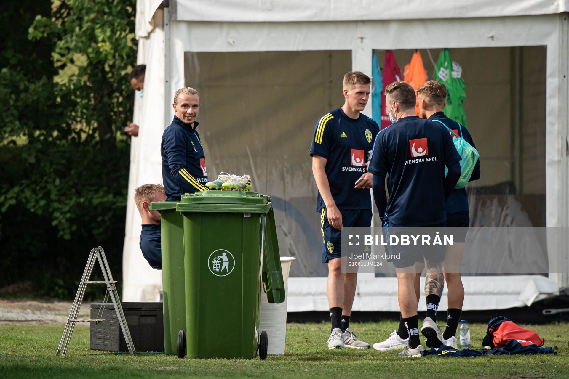 Niklas Hult of the Swedish national football team's reserve