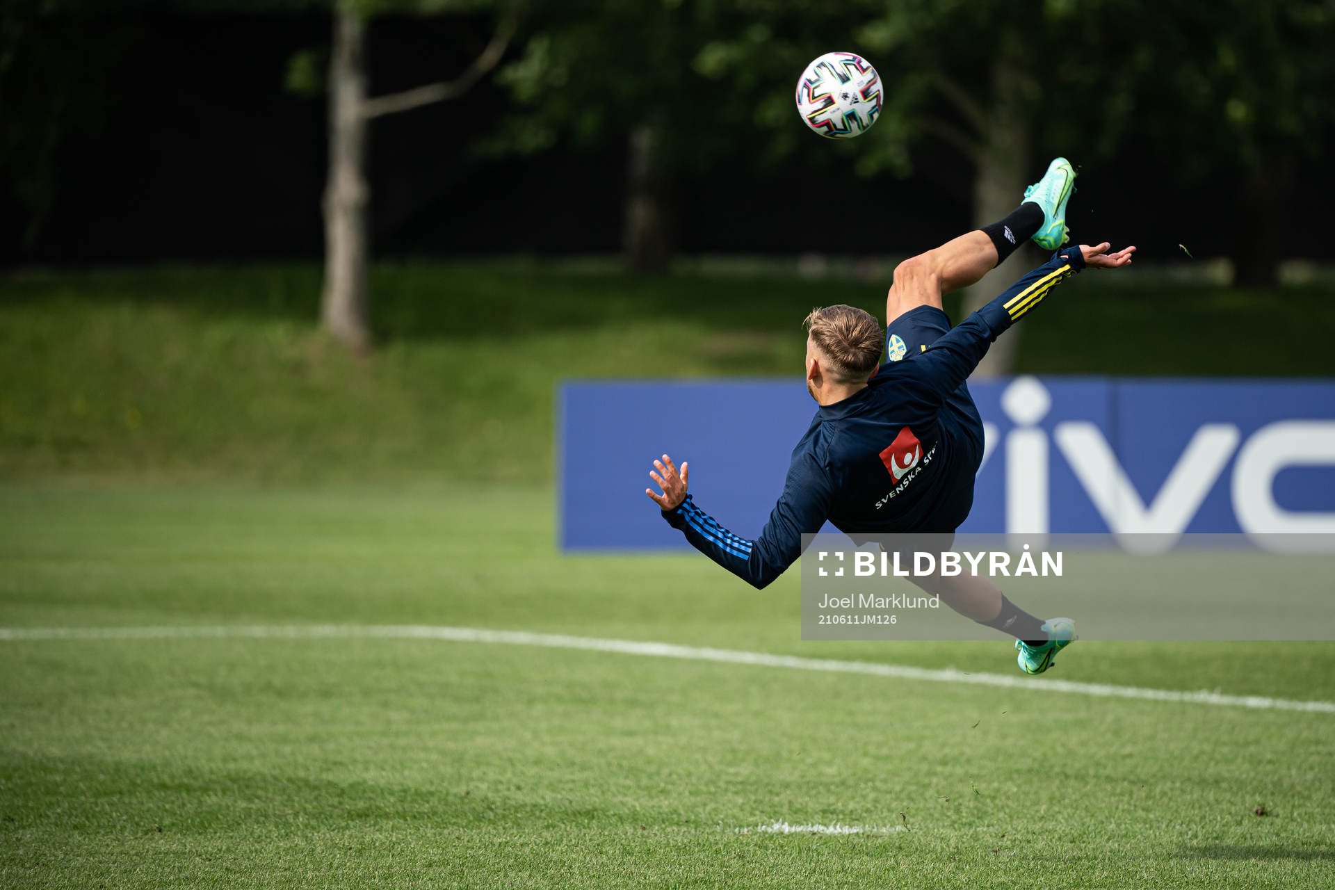 Jesper Karlsson of the Swedish national football team's