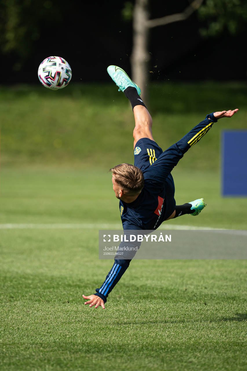 Jesper Karlsson of the Swedish national football team's