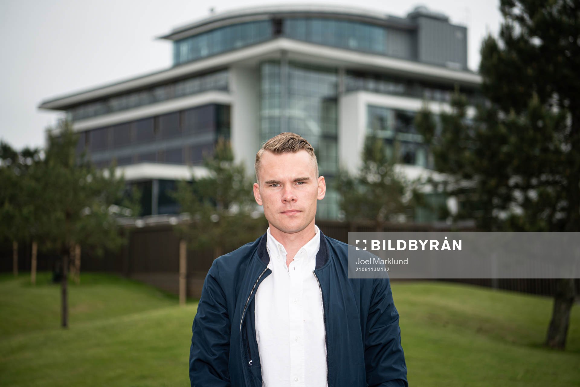 Philip Gadd, reporter Expressen, poses for a byline picture
