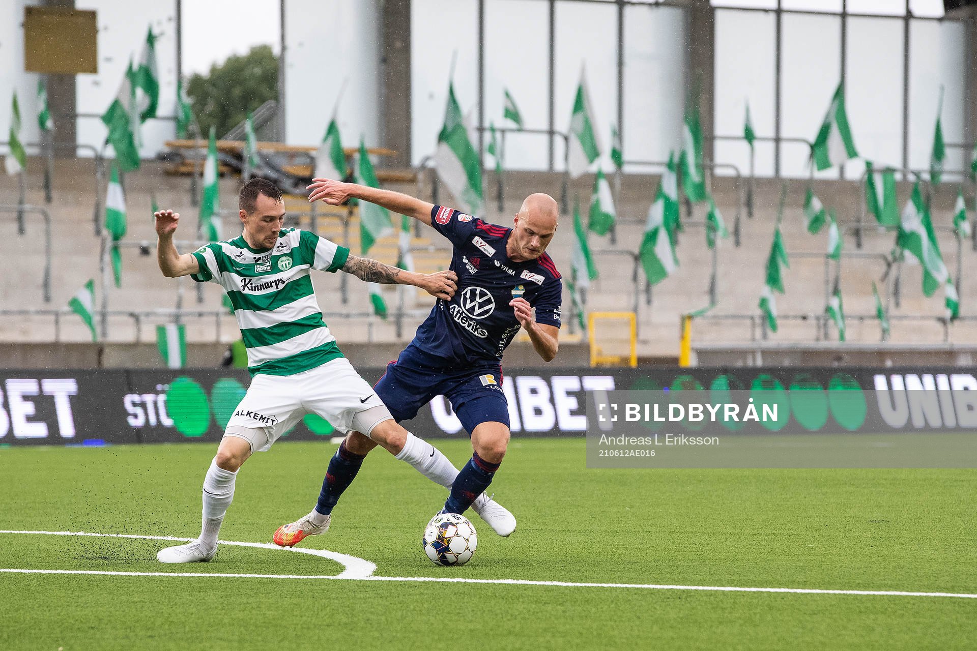 Västerås Filip Tronét och Östers Jonathan Drott
