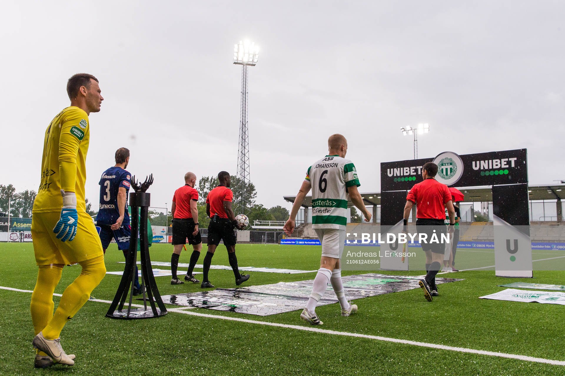 Västerås målvakt Anton Fagerström och Simon Johansson