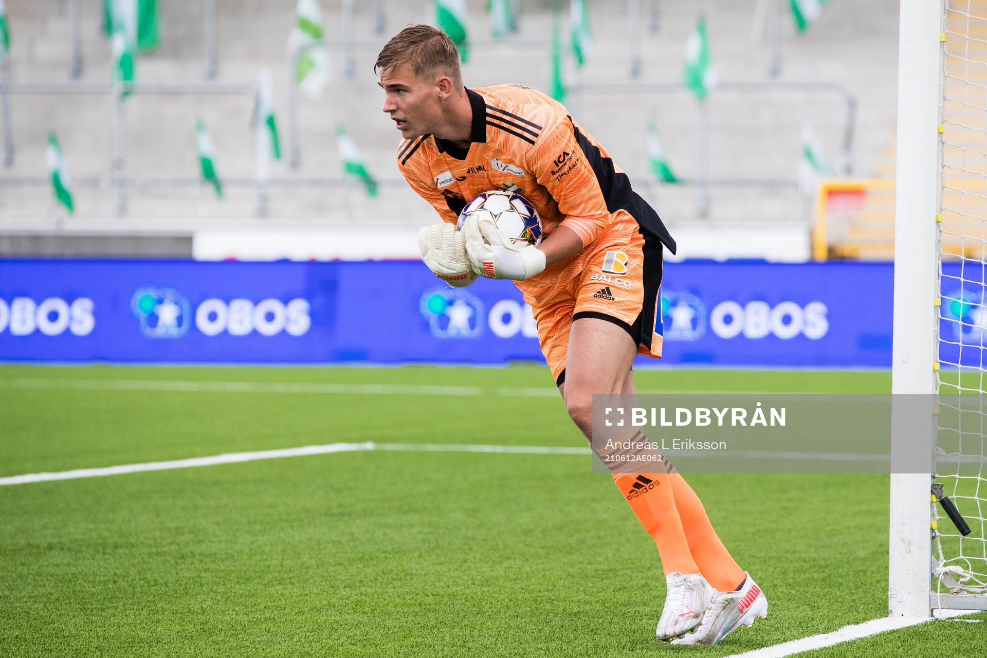Östers målvakt Robin Malmkvist