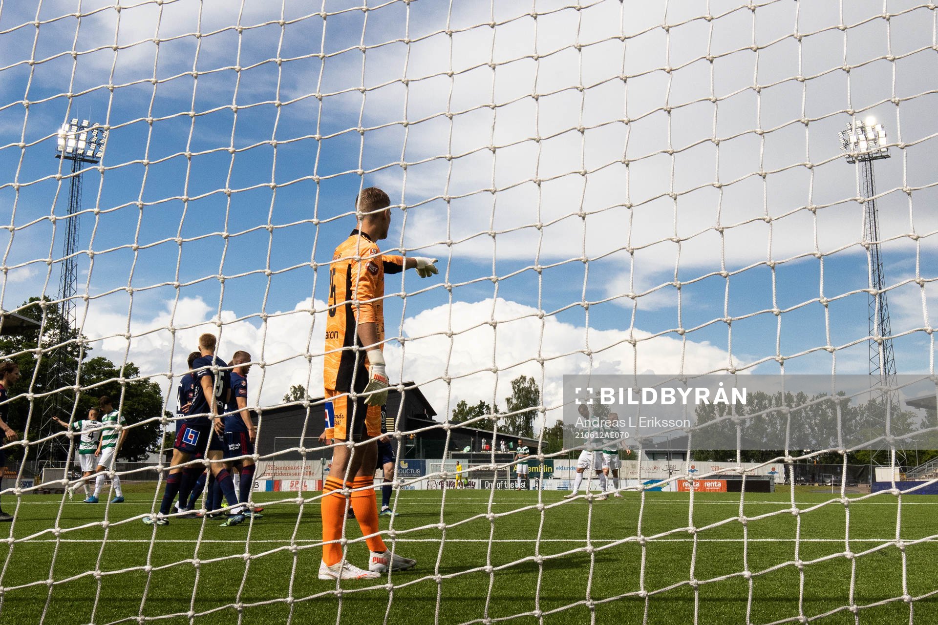 Östers målvakt Robin Malmkvist