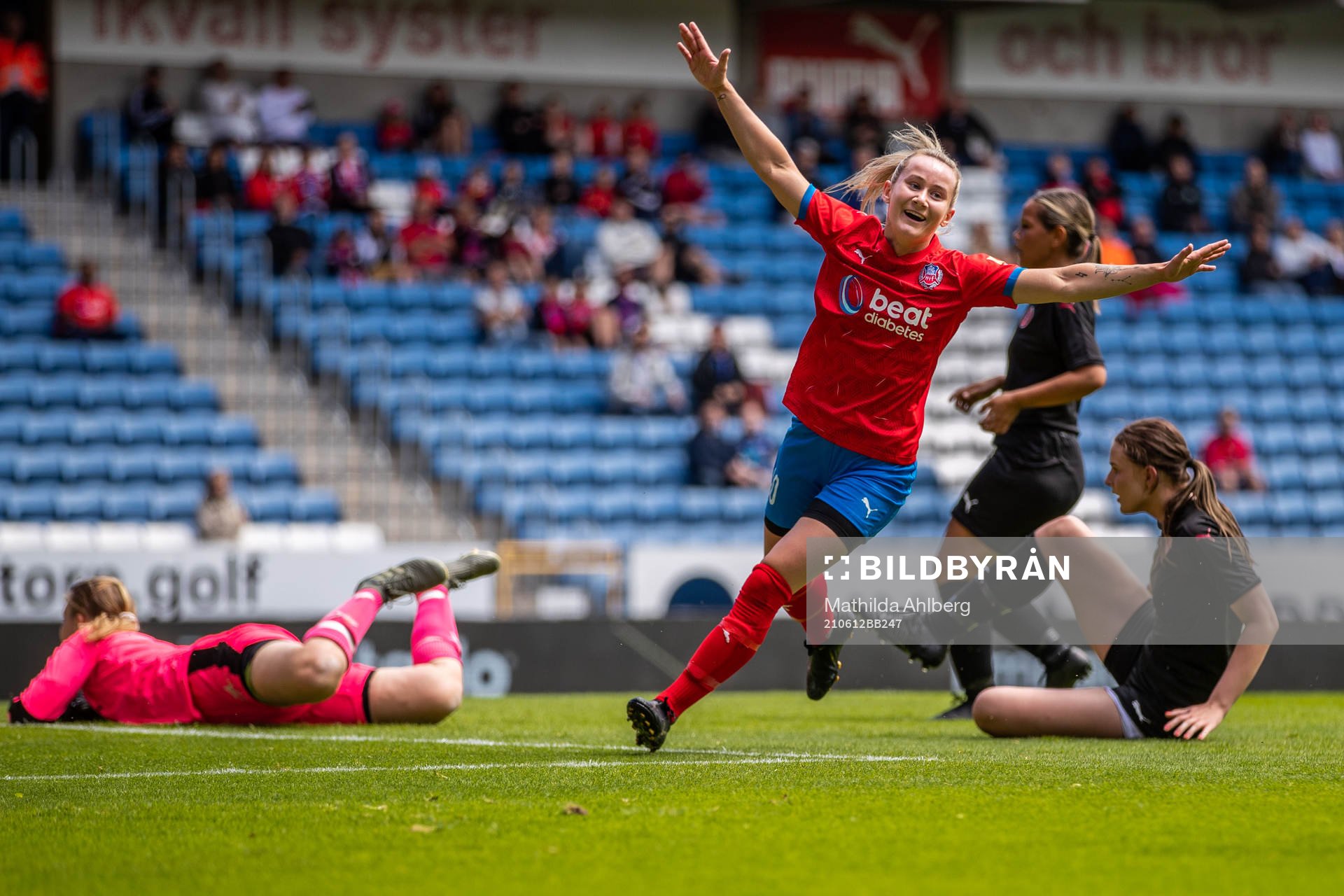 Helsingborgs Sanna Nilsson jublar
