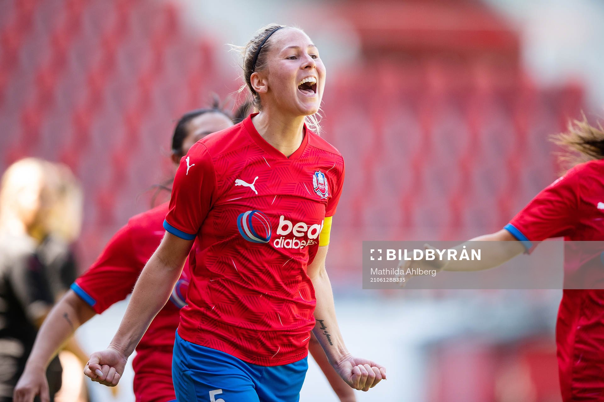 Helsingborgs Josefine Wiksell jublar