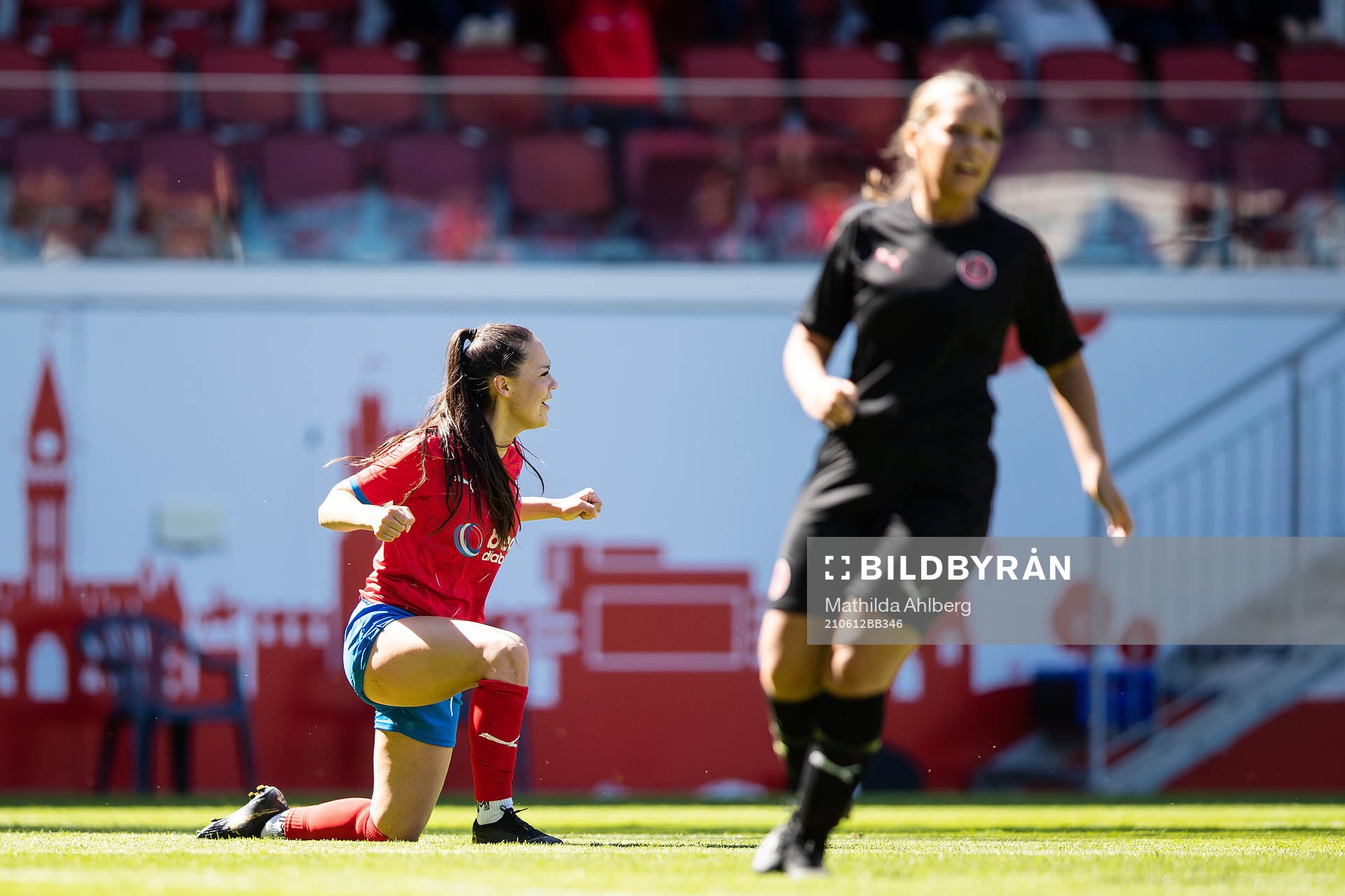 Helsingborgs Isabel Aguilar jublar