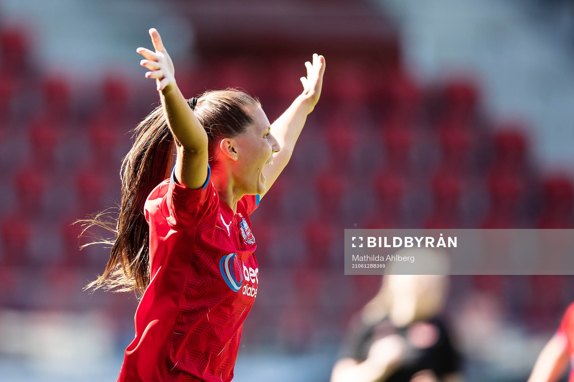 Helsingborgs Johanna Fäldtman jublar