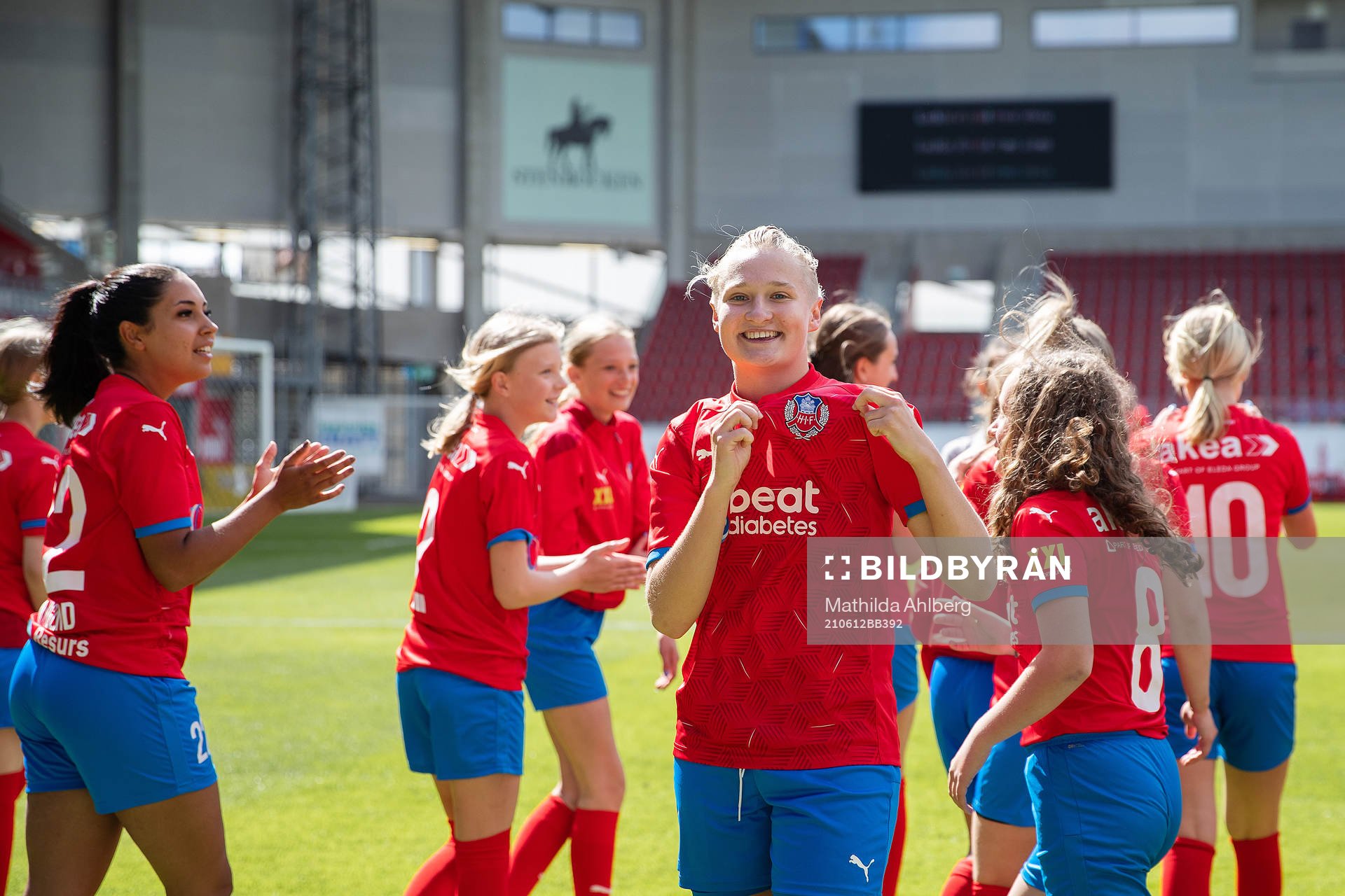 Helsingborgs Maya Waltersson jublar