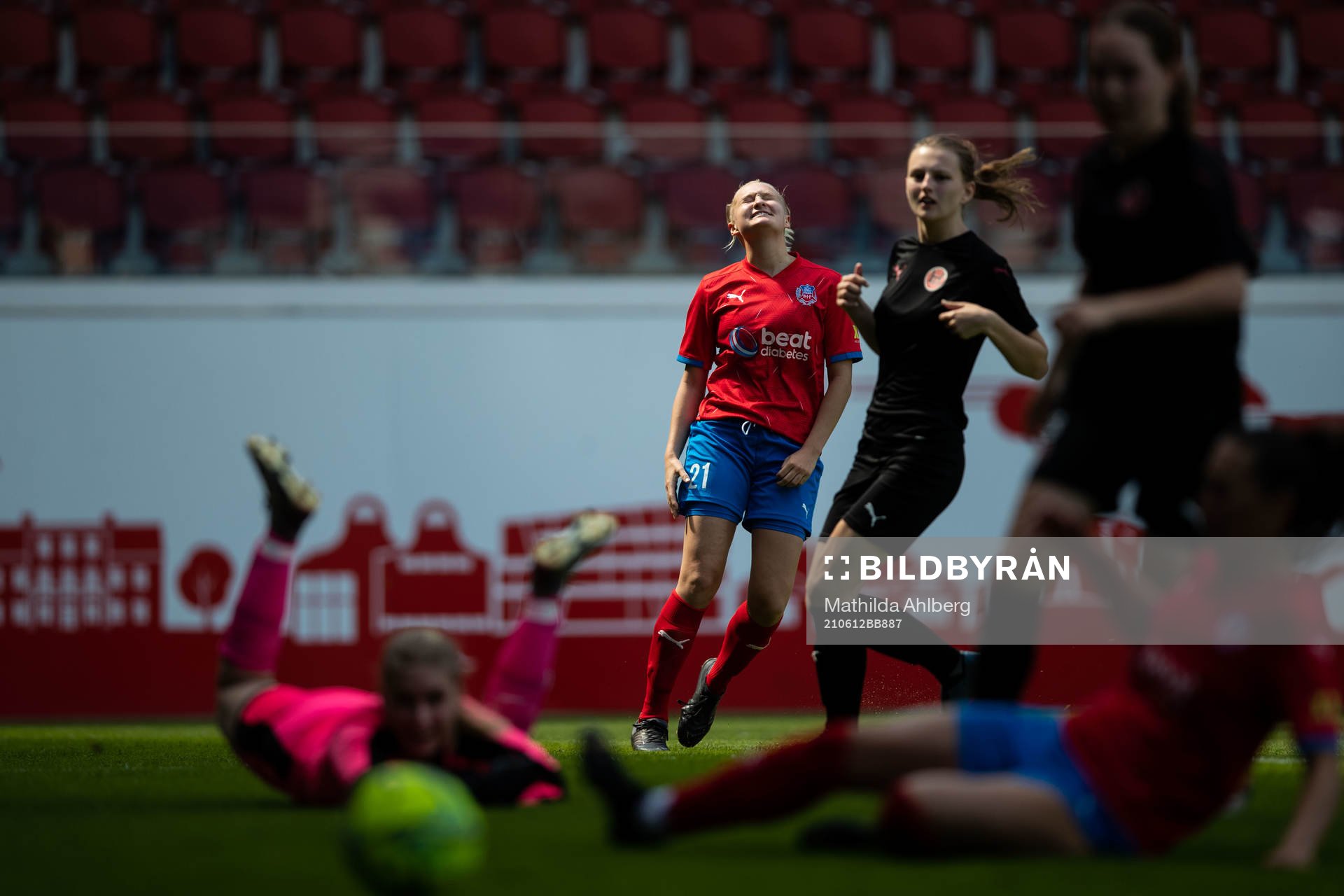 Helsingborgs Maya Waltersson deppar