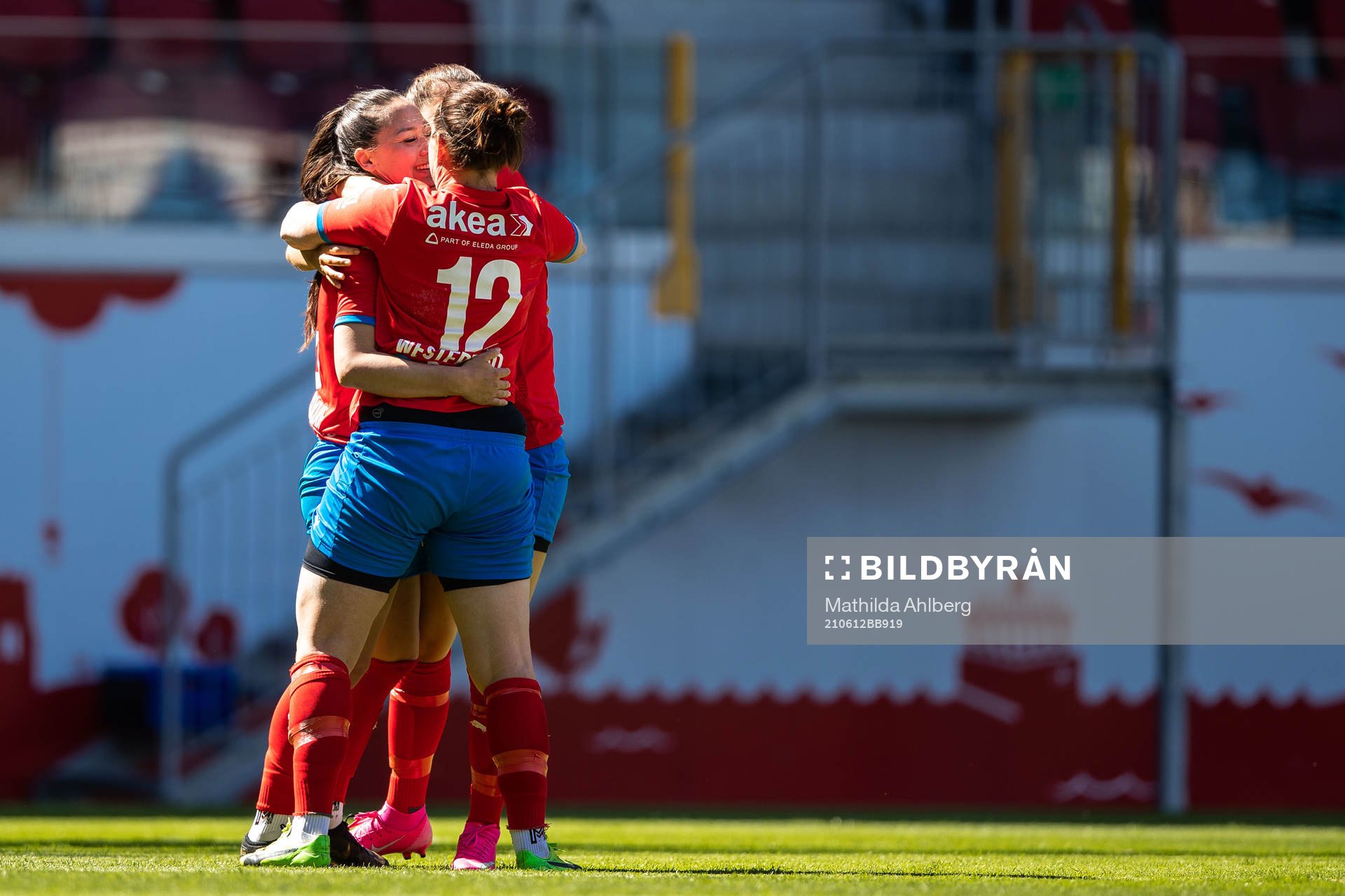 Helsingborgs Isabel Aguilar jublar