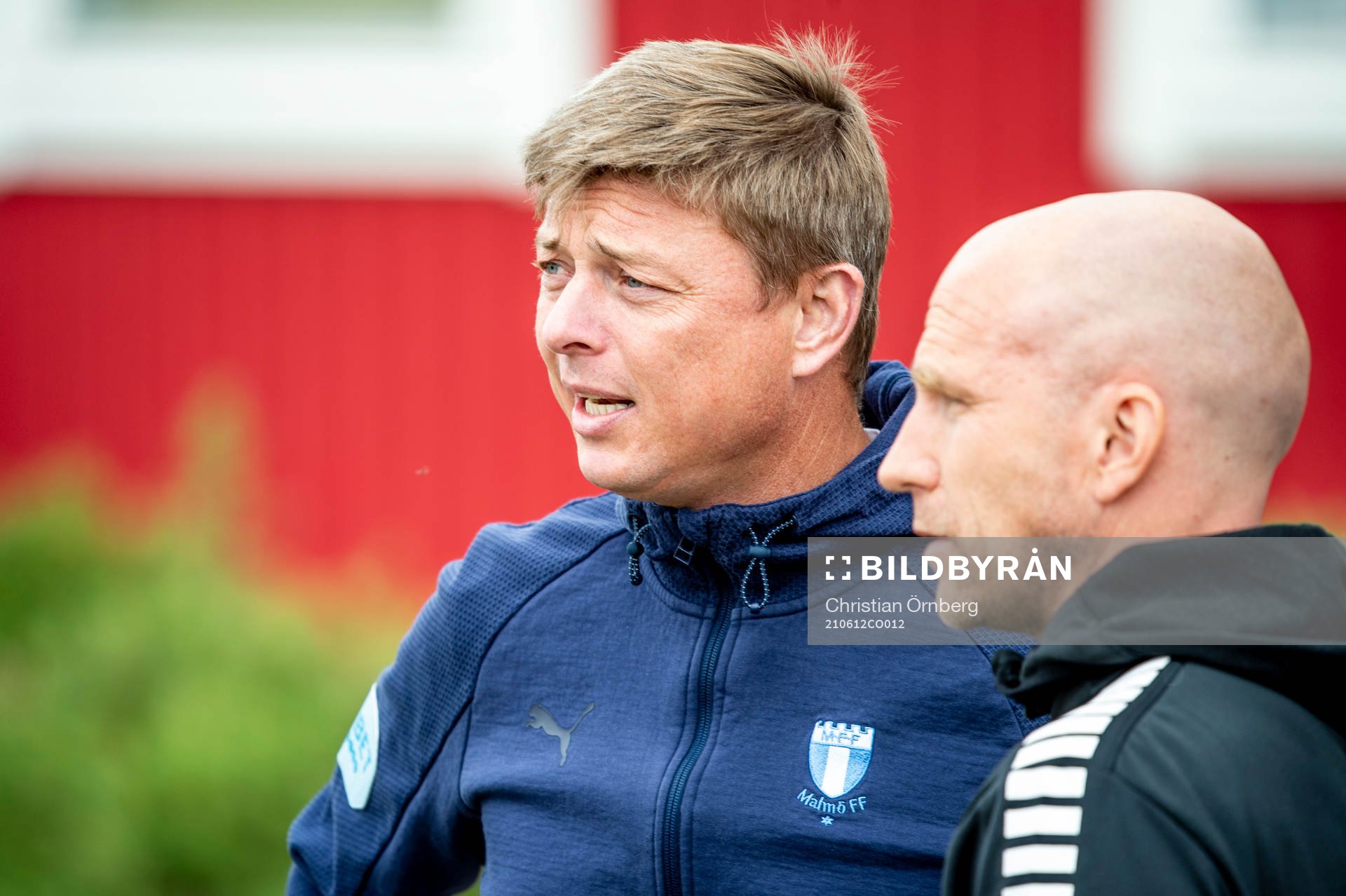 Malmö FFs huvudtränare Jon Dahl Tomasson och Kalmars