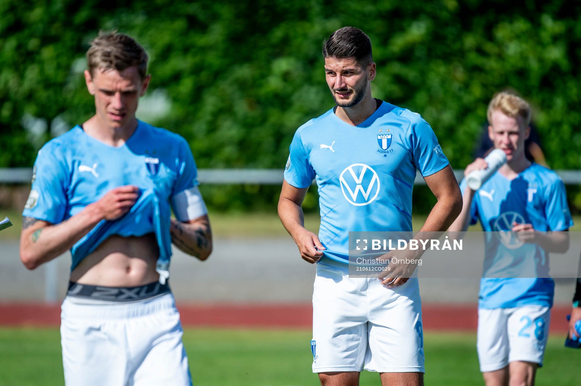 Malmö FFs Sören Rieks, Antonio Colak och David Edvardsson