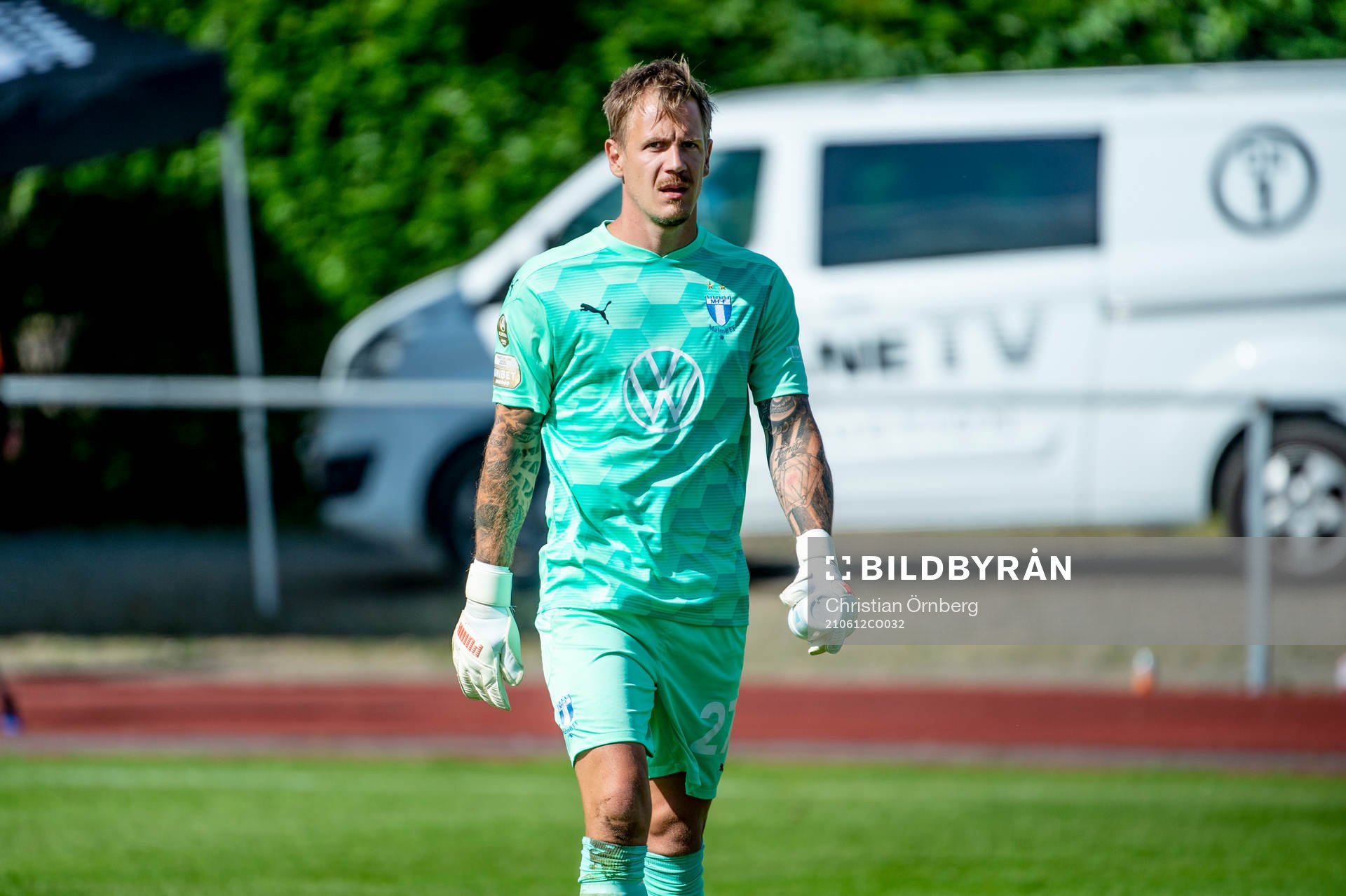 Malmö FFs målvakt Johan Dahlin