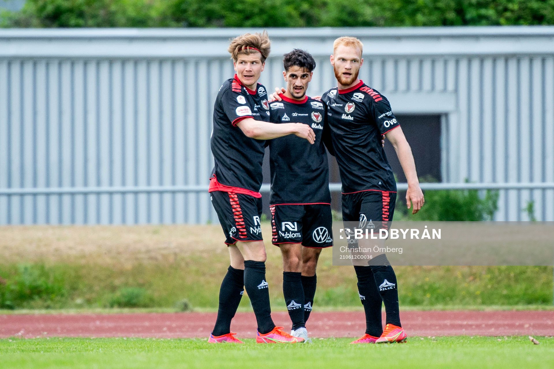 Kalmars Noah Shamoun gör 0-1 och jublar