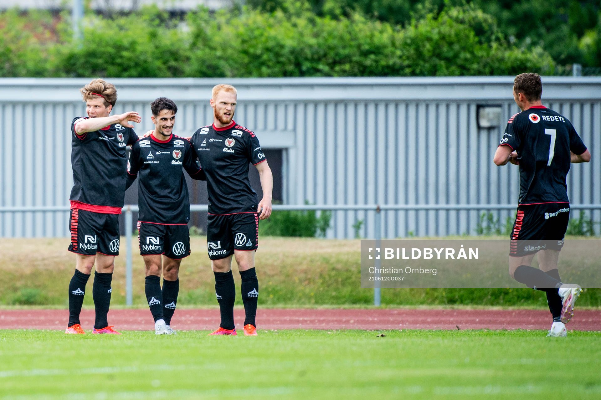 Kalmars Noah Shamoun gör 0-1 och jublar