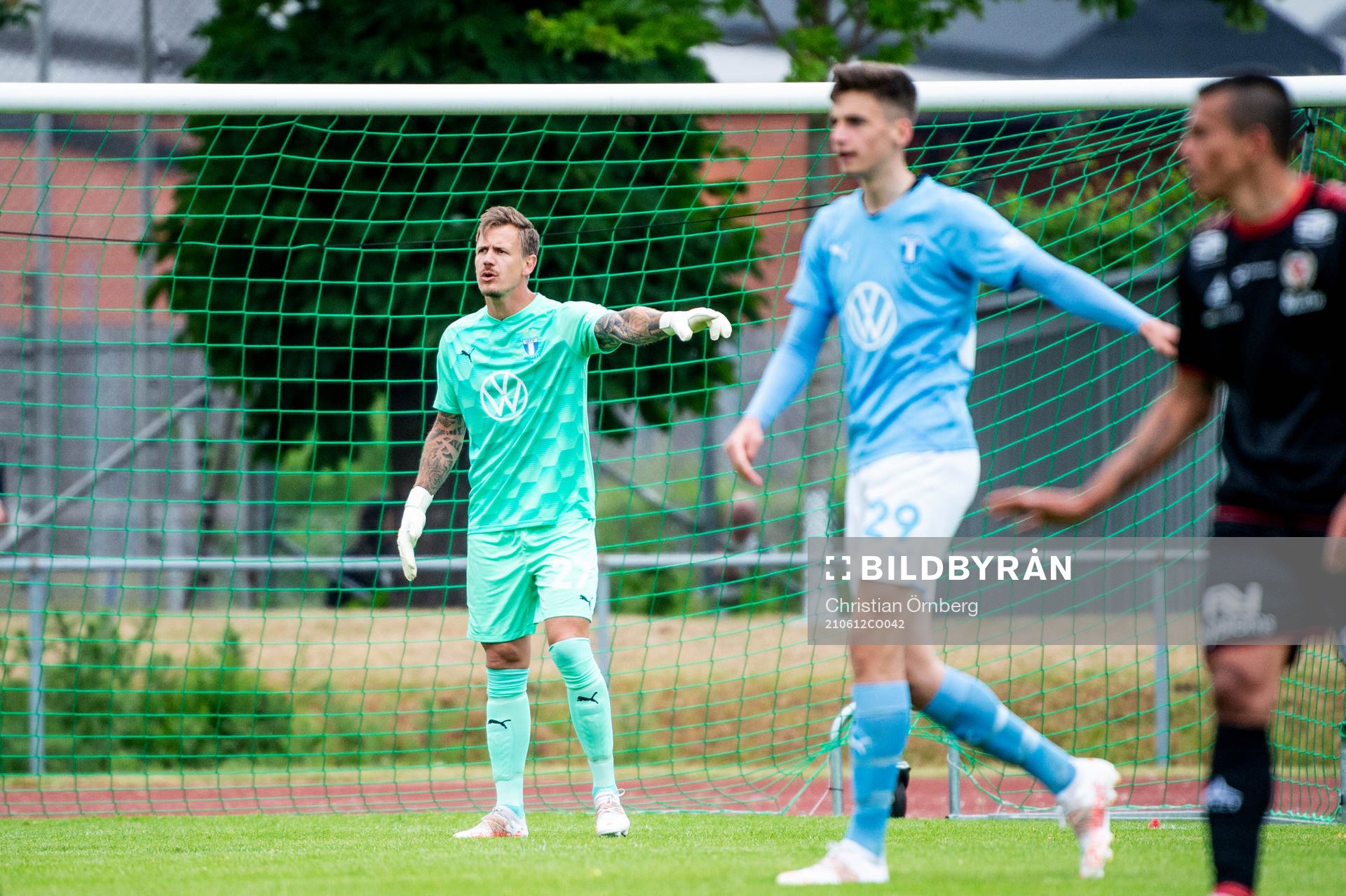 Malmö FFs målvakt Johan Dahlin
