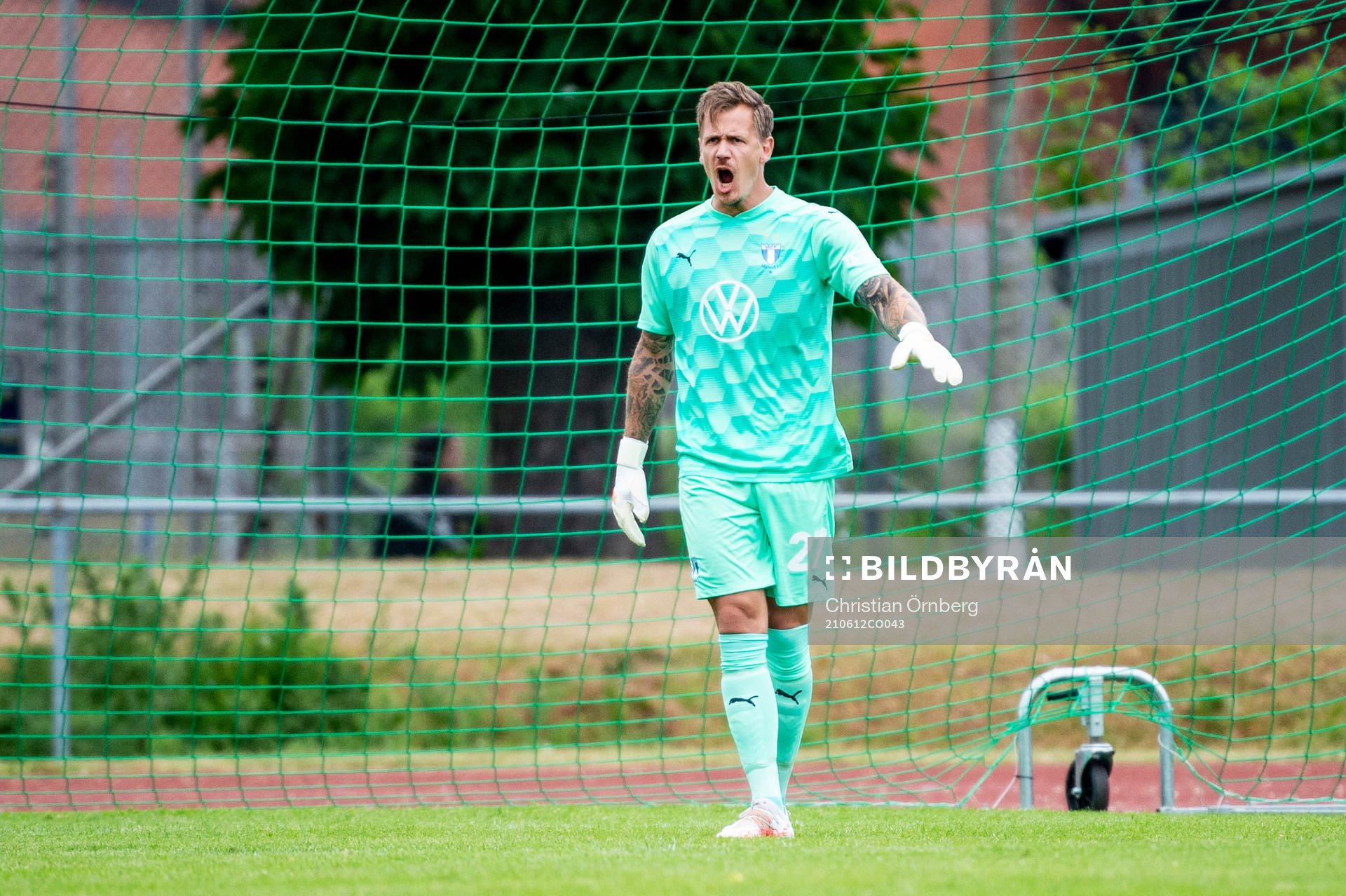 Malmö FFs målvakt Johan Dahlin