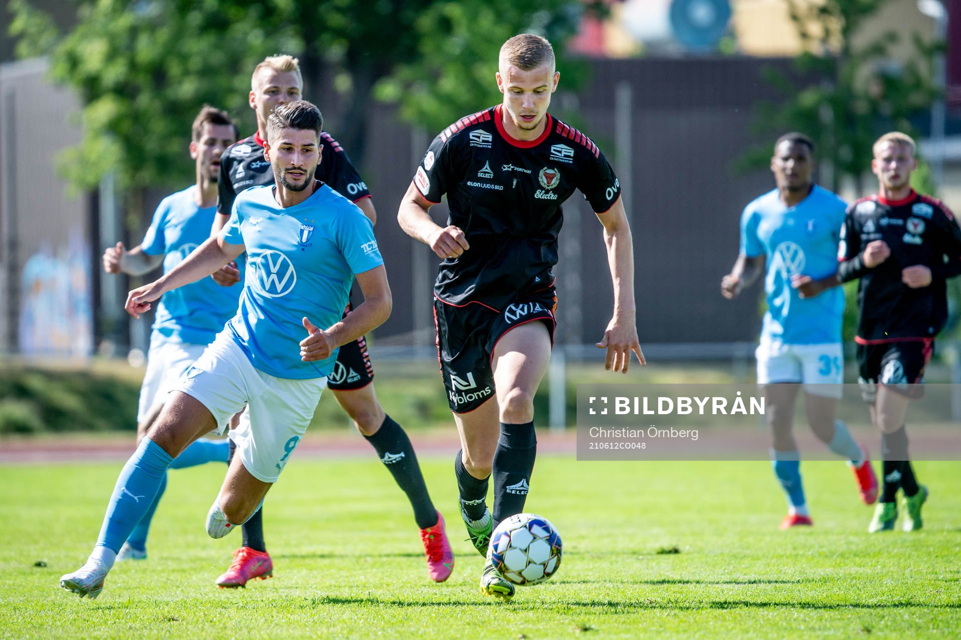 Kalmars Johan Stenmark mot Malmö FFs Antonio Colak