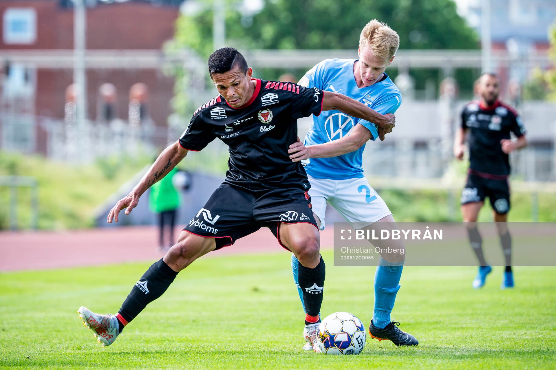 Kalmars Romario Pereira Sipiao och Malmö FFs David