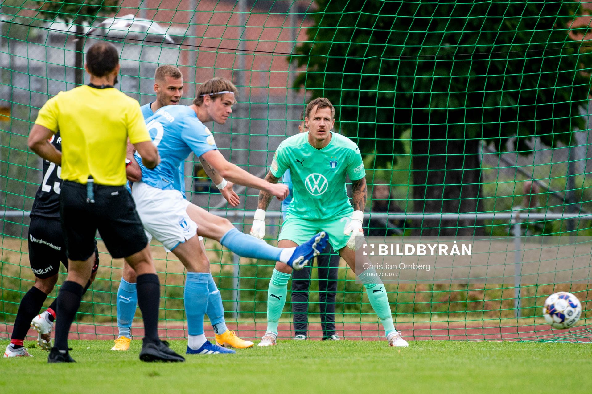 Malmö FFs målvakt Johan Dahlin