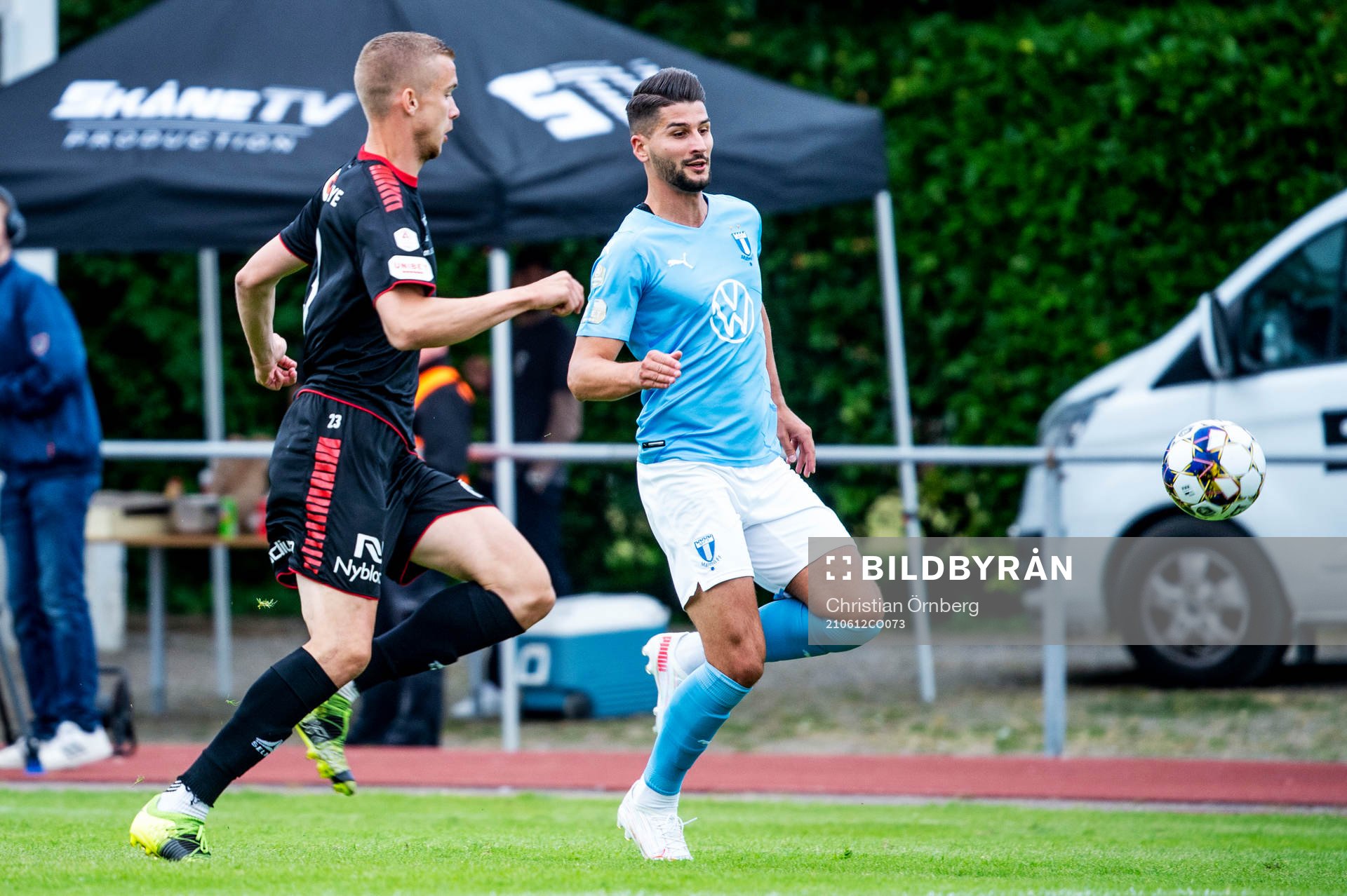 Malmö FFs Antonio Colak mot Kalmars Johan Stenmark