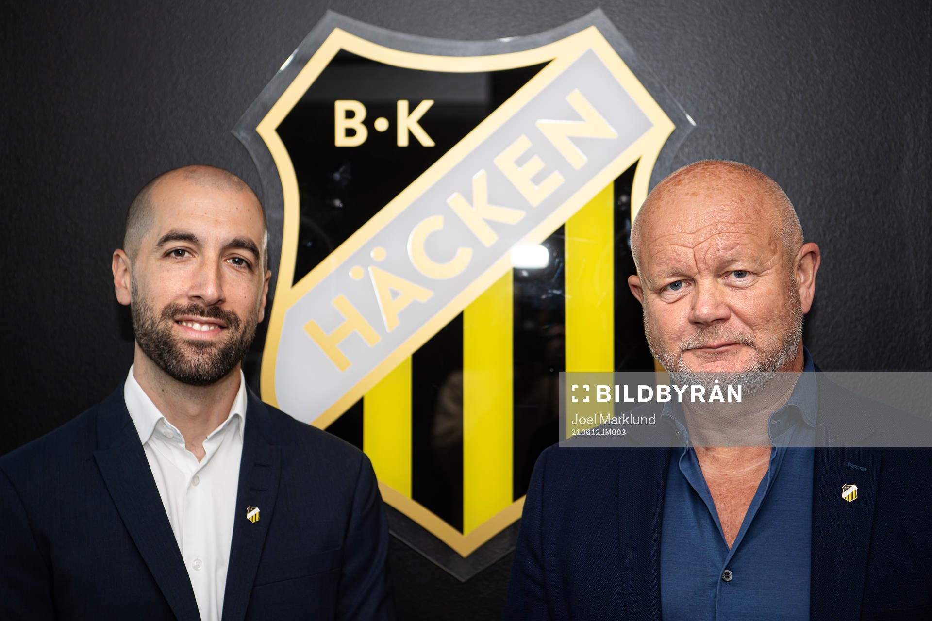 Martin Foyston, assisterande tränare, och Per-Mathias