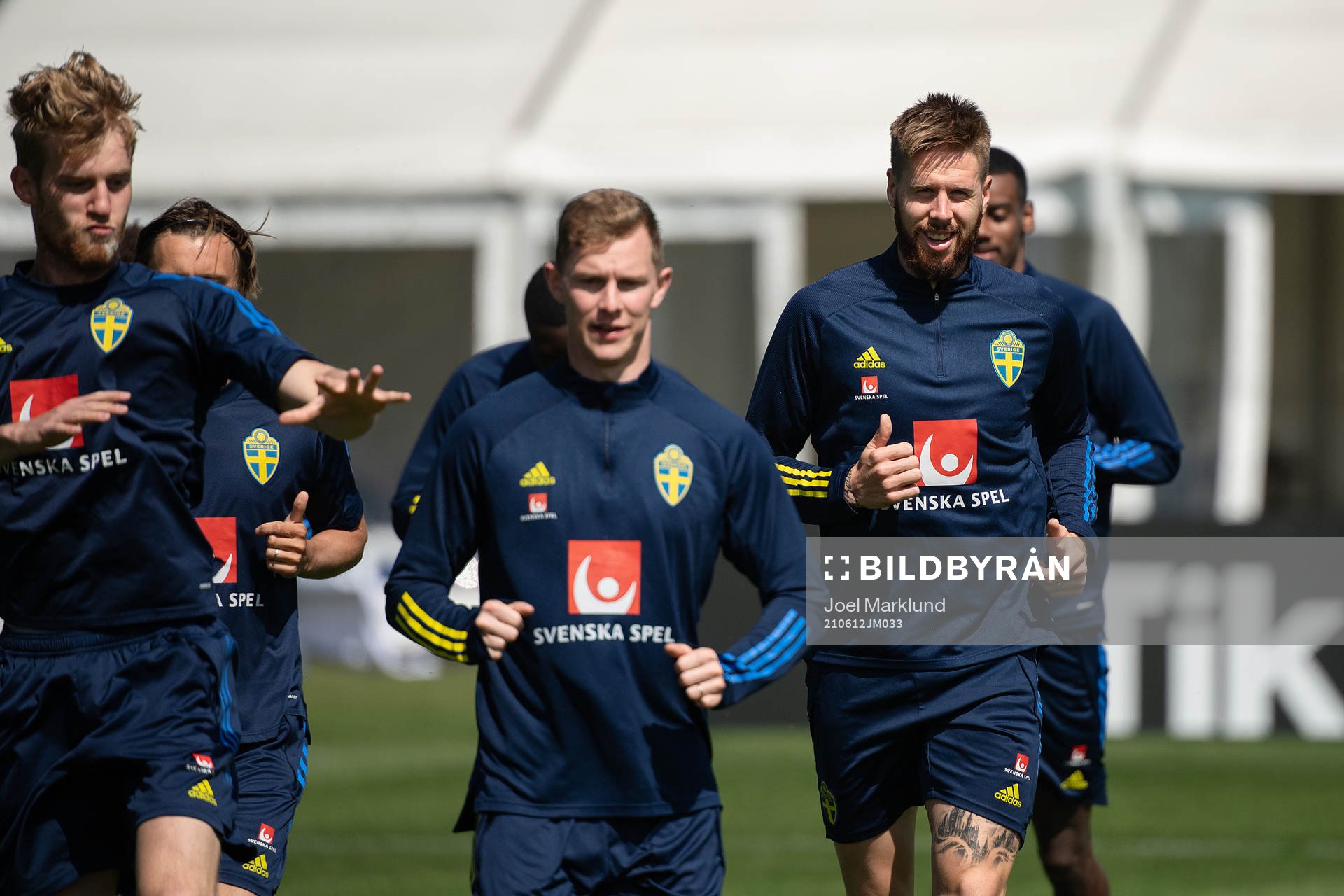 Pontus Jansson of the Swedish national football team at a