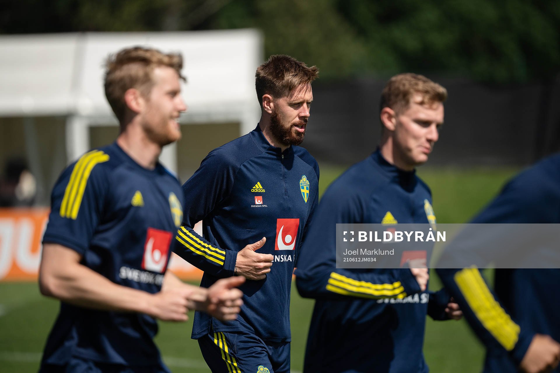 Pontus Jansson of the Swedish national football team at a