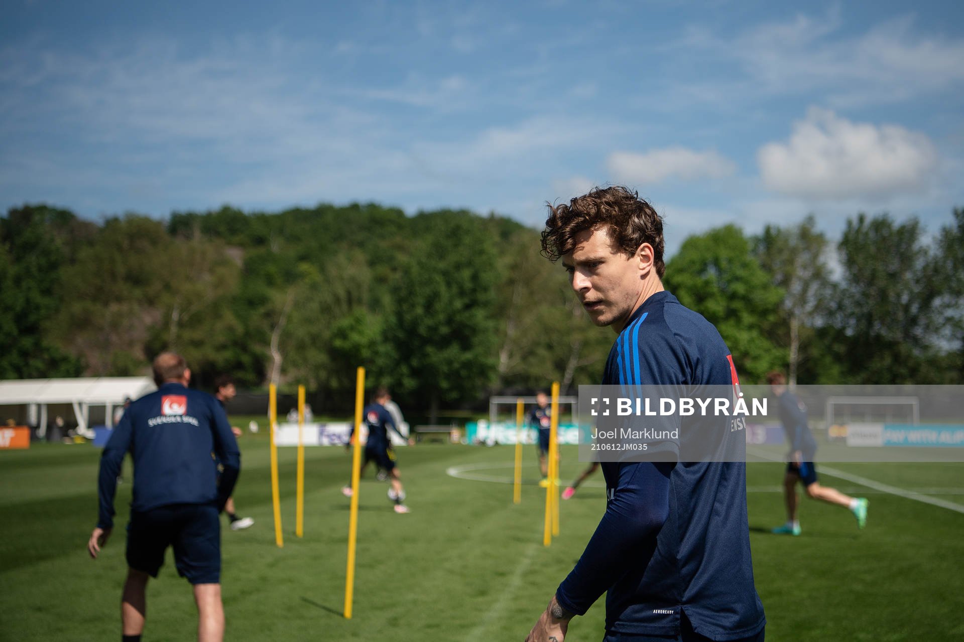 Victor Nilsson Lindelöf of the Swedish national football