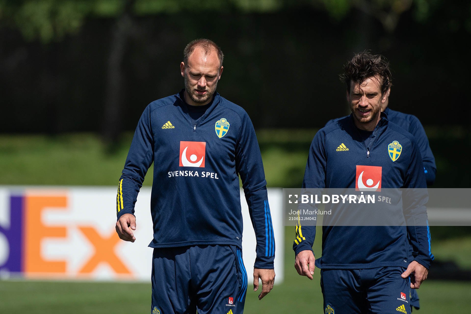 Andreas Granqvist  and Gustav Svensson of the Swedish