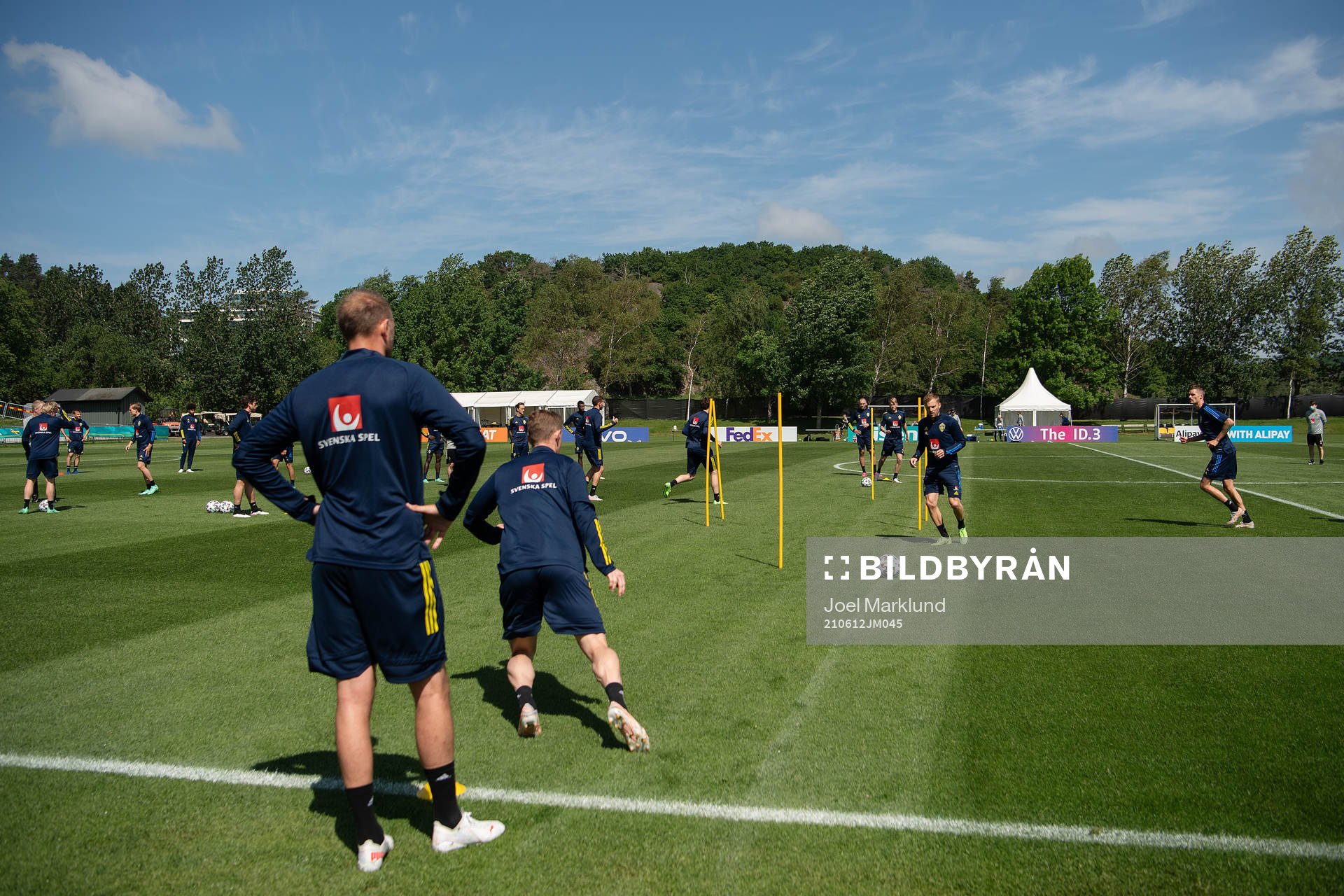 Sebastian Larsson of the Swedish national football team at