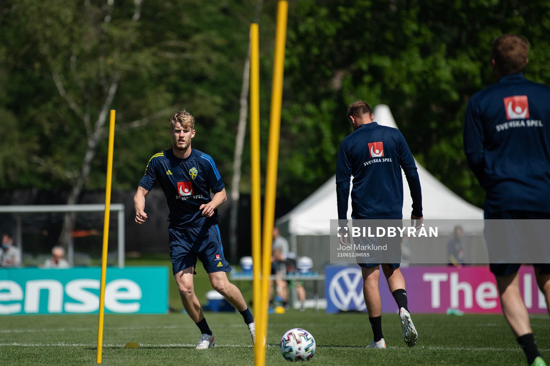 Filip Helander of the Swedish national football team at a