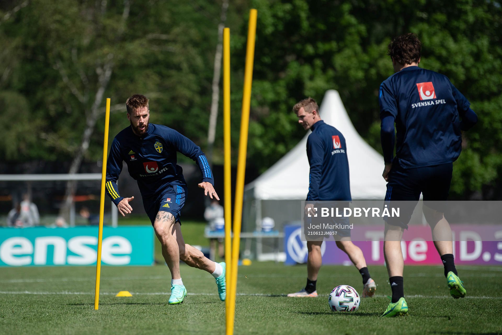 Pontus Jansson of the Swedish national football team at a