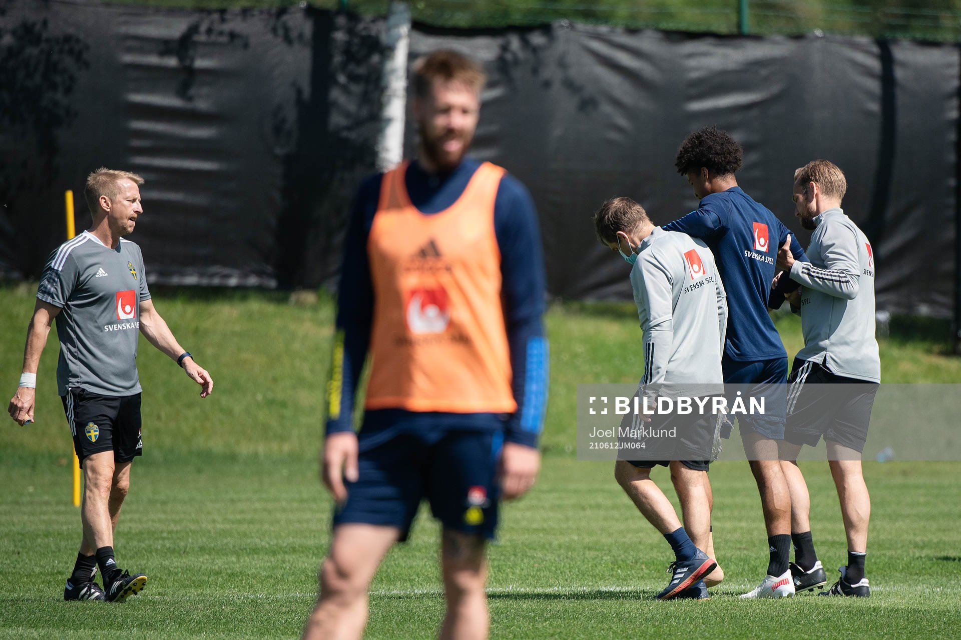 Jens Cajuste of the Swedish national football team leaves