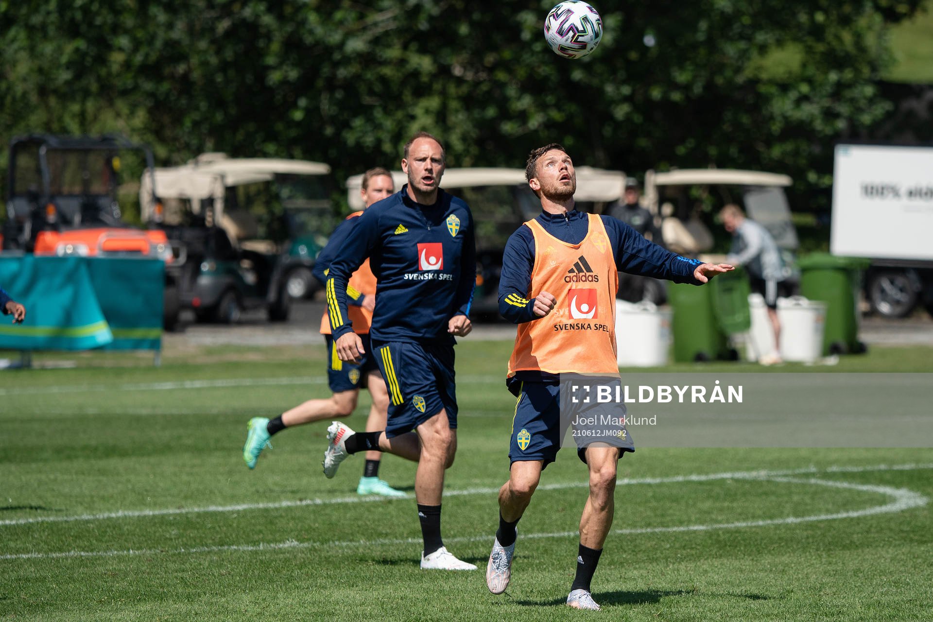 Andreas Granqvist  and Marcus Berg of the Swedish national